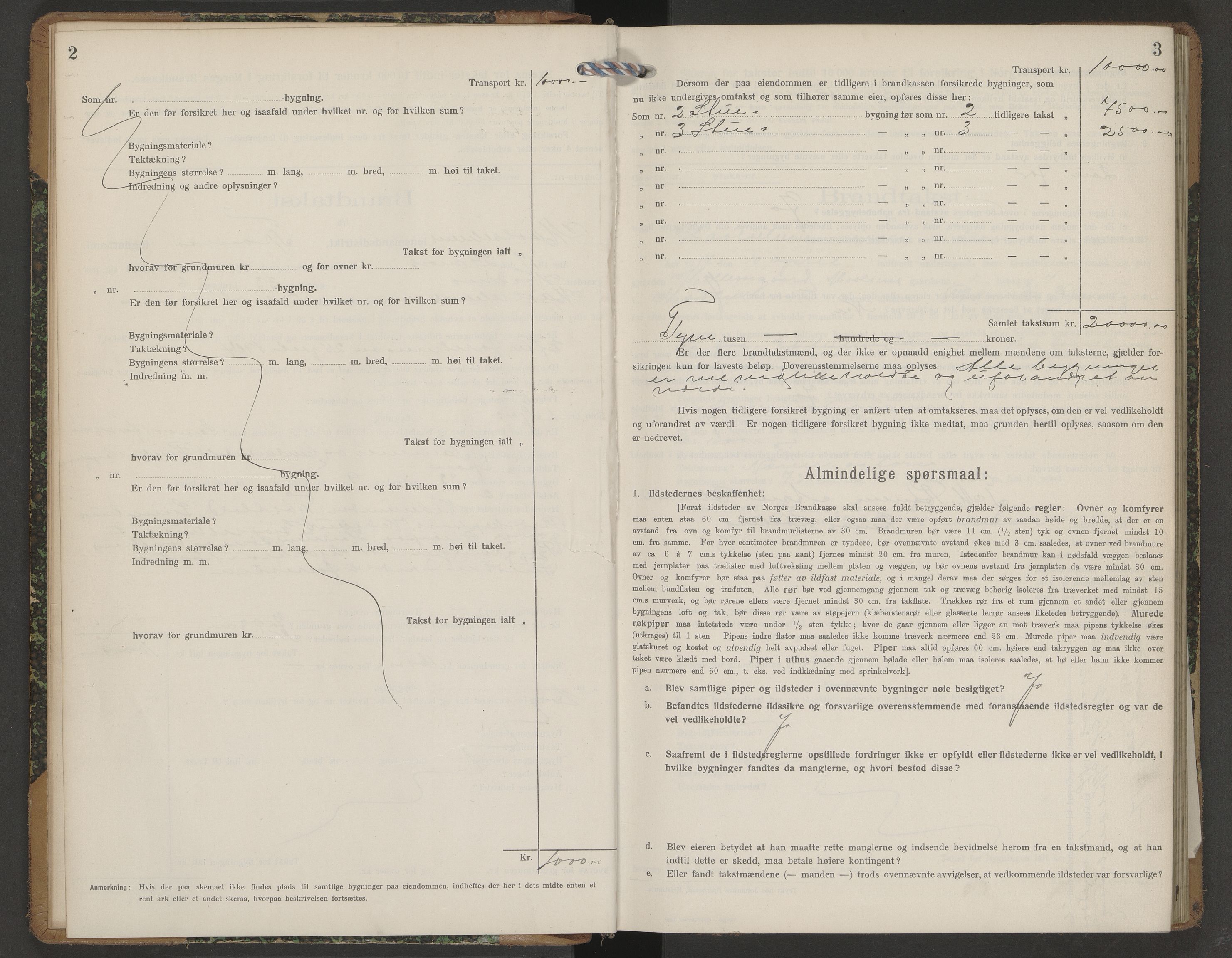 Målselv lensmannskontor, AV/SATØ-SATØ-68/F/Fp/Fpb/L0263: Branntakstprotokoll, 1917-1919