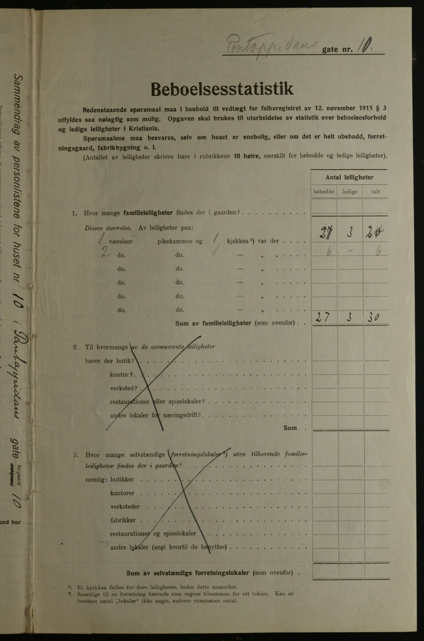 OBA, Kommunal folketelling 1.12.1923 for Kristiania, 1923, s. 89194