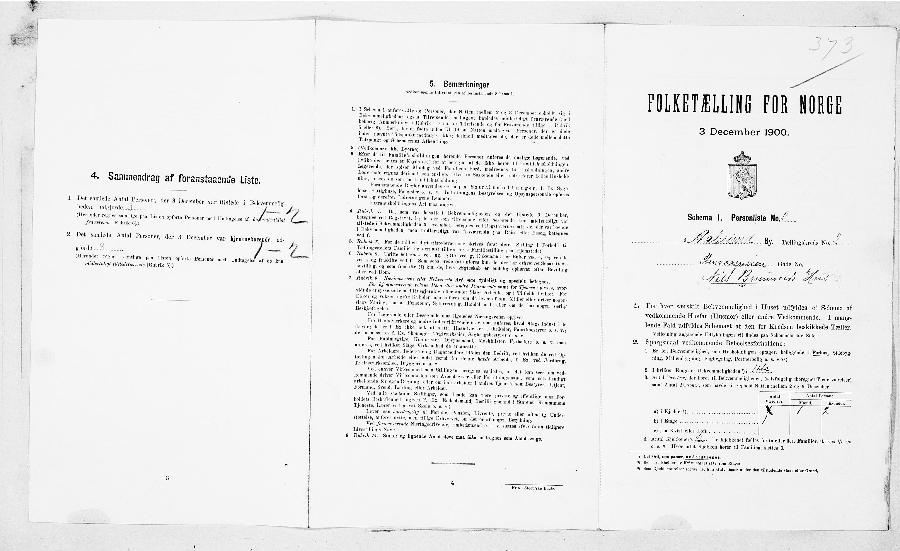 SAT, Folketelling 1900 for 1501 Ålesund kjøpstad, 1900, s. 446