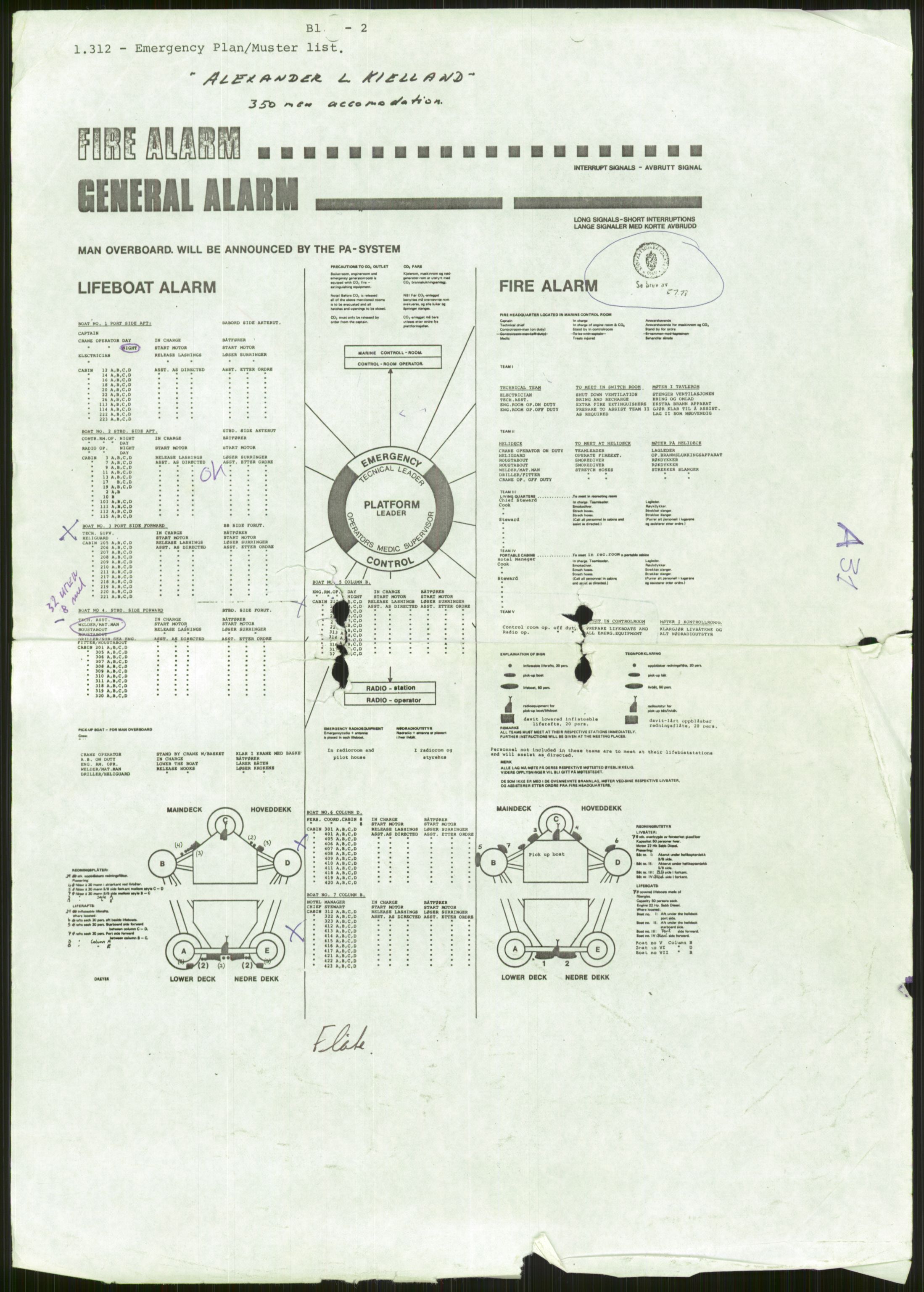 Justisdepartementet, Granskningskommisjonen ved Alexander Kielland-ulykken 27.3.1980, RA/S-1165/D/L0006: A Alexander L. Kielland (Doku.liste + A3-A6, A11-A13, A18-A20-A21, A23, A31 av 31)/Dykkerjournaler, 1980-1981, s. 652