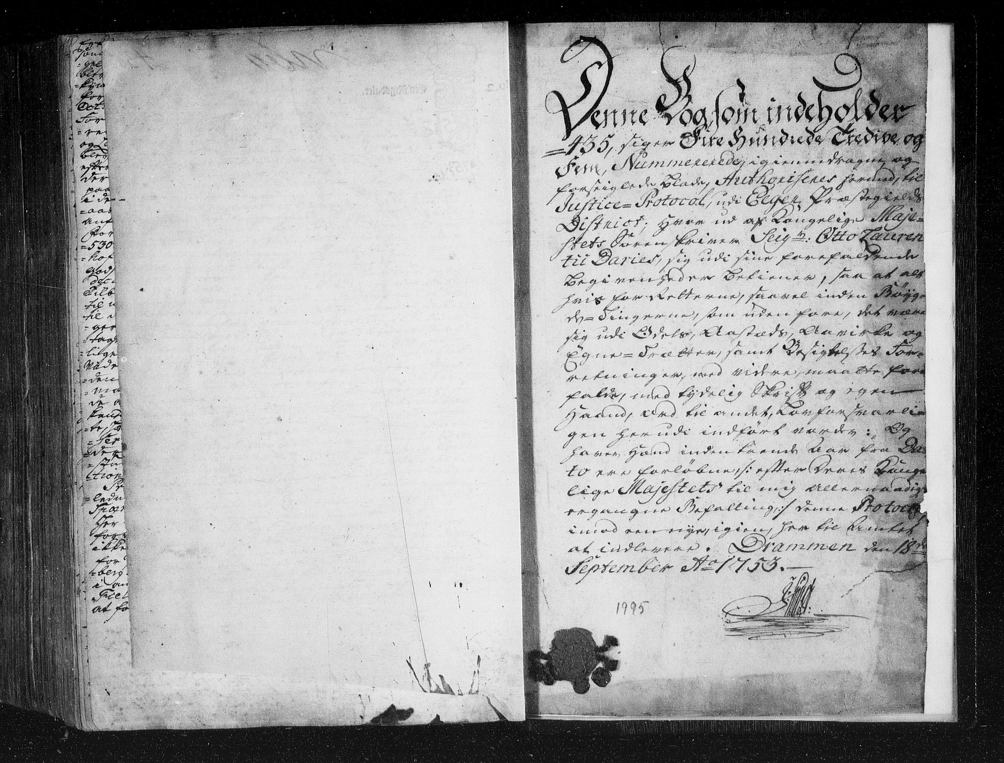 Eiker, Modum og Sigdal sorenskriveri, SAKO/A-123/F/Fa/Fab/L0005: Tingbok, 1753-1757
