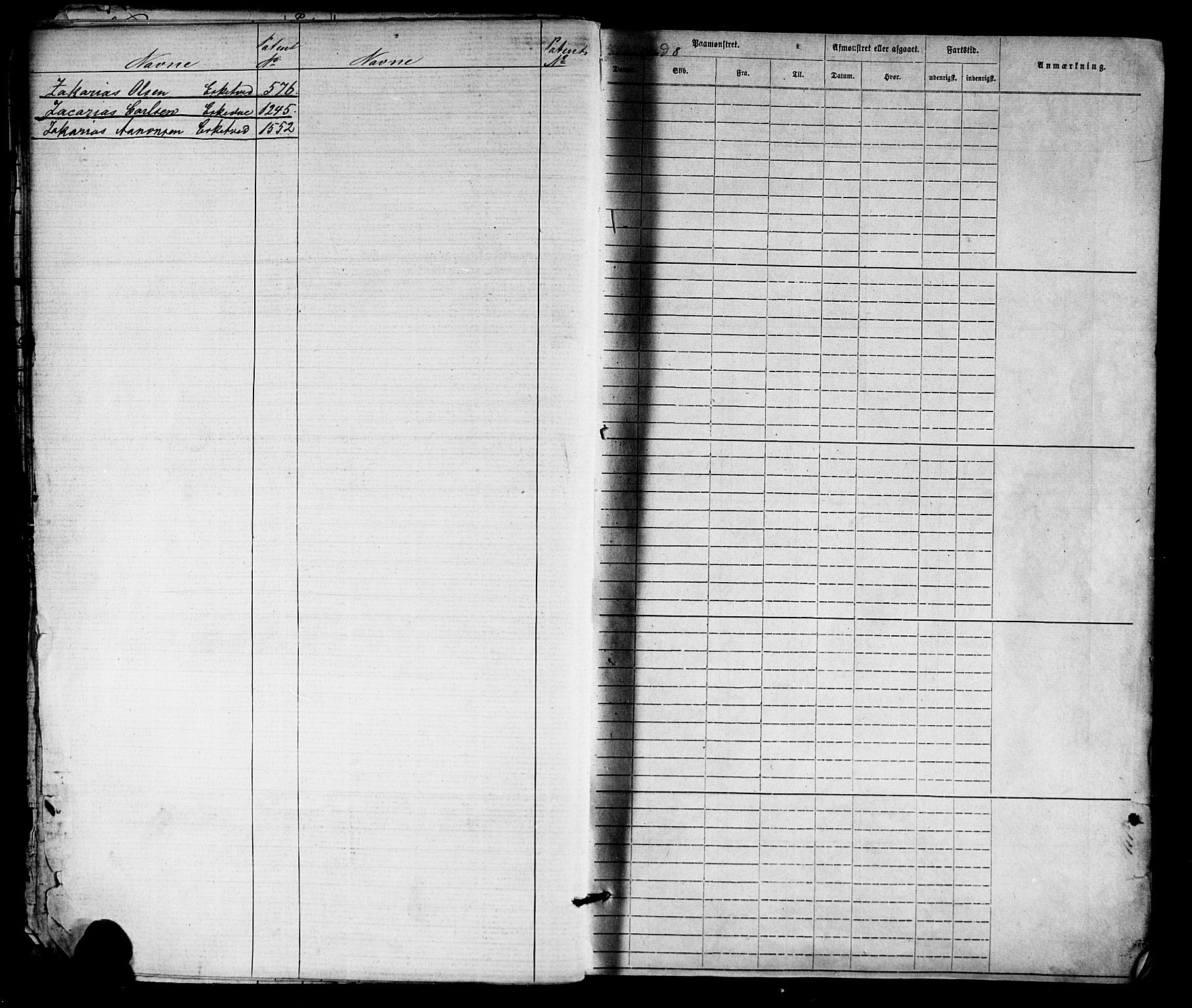 Grimstad mønstringskrets, AV/SAK-2031-0013/F/Fa/L0005: Annotasjonsrulle nr 1-1910 med register, V-18, 1870-1892, s. 22