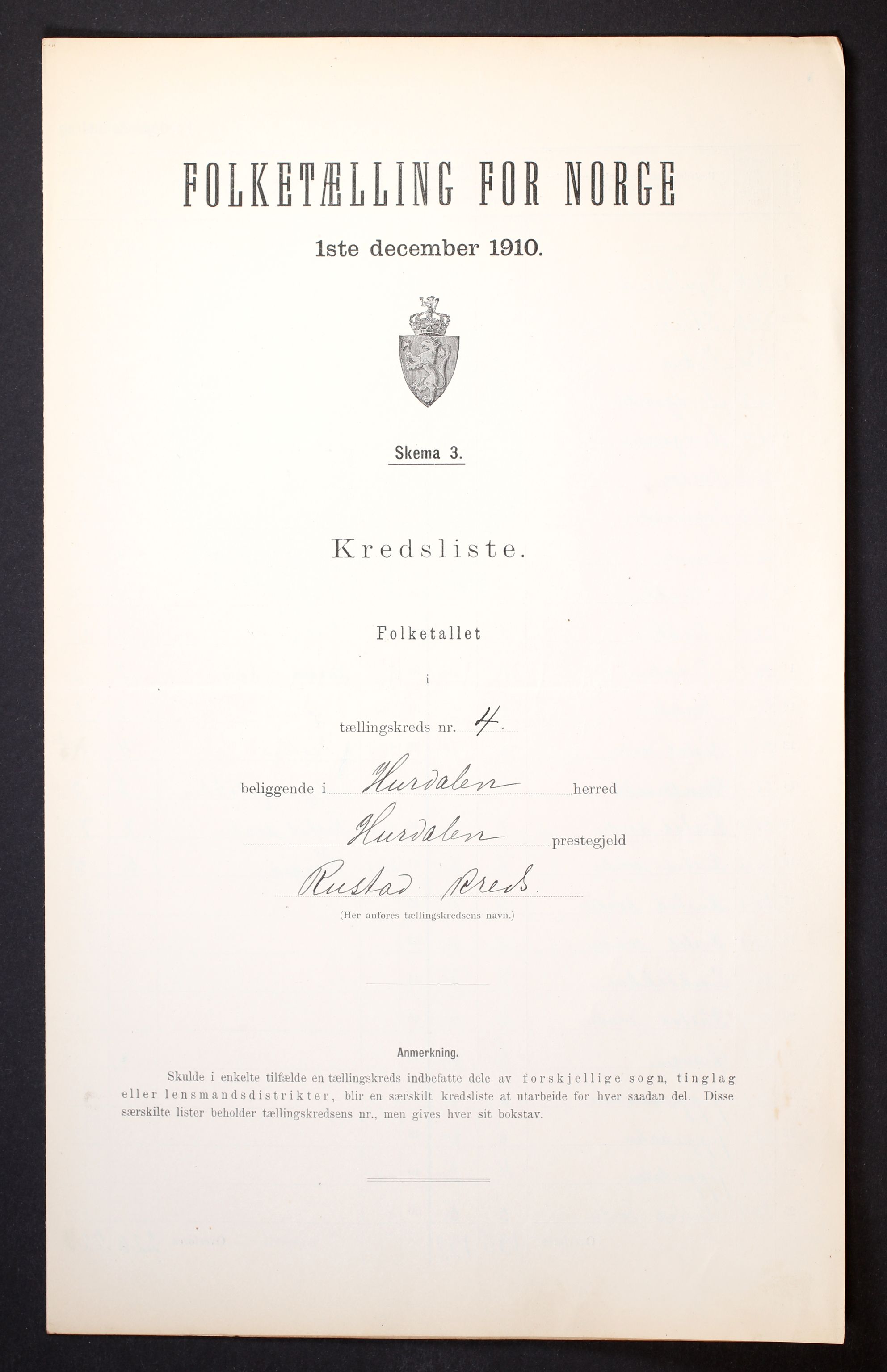 RA, Folketelling 1910 for 0239 Hurdal herred, 1910, s. 13