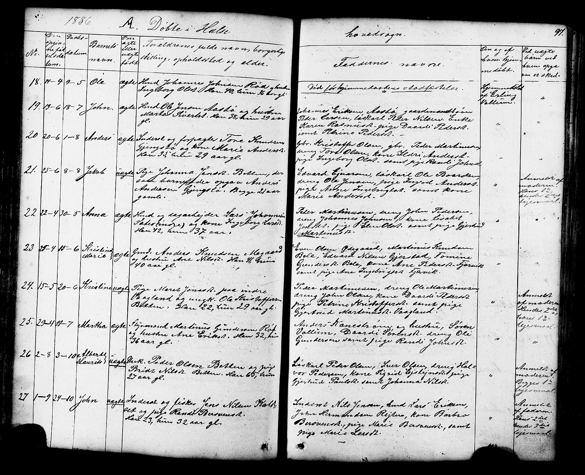 Ministerialprotokoller, klokkerbøker og fødselsregistre - Møre og Romsdal, SAT/A-1454/576/L0890: Klokkerbok nr. 576C01, 1837-1908, s. 97