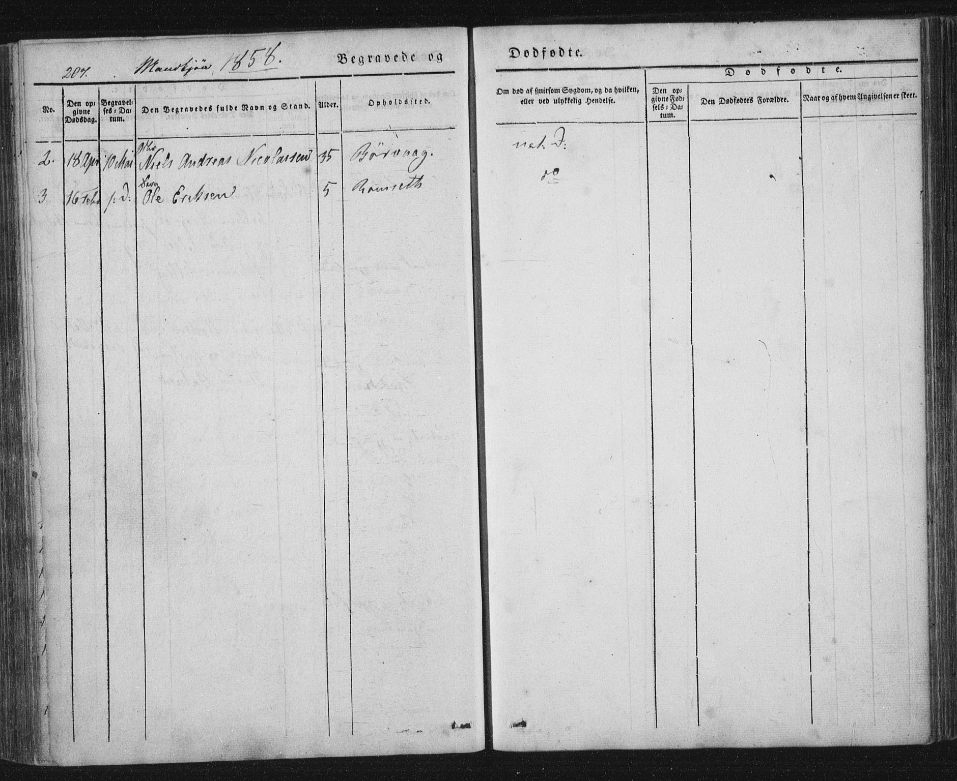 Ministerialprotokoller, klokkerbøker og fødselsregistre - Nordland, AV/SAT-A-1459/893/L1332: Ministerialbok nr. 893A05, 1841-1858, s. 207
