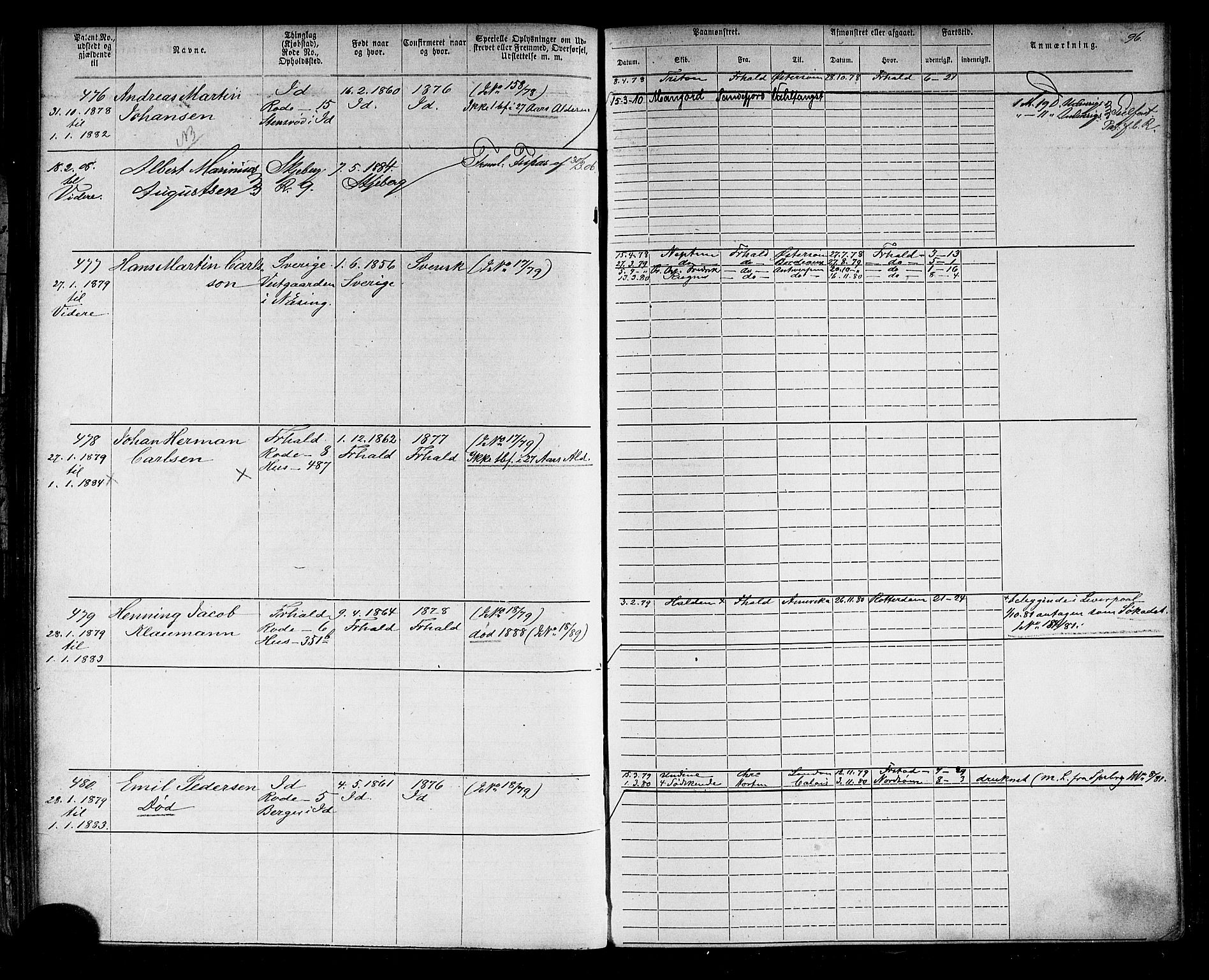 Halden mønstringskontor, AV/SAO-A-10569a/F/Fc/Fca/L0002: Annotasjonsrulle, 1868-1875, s. 113