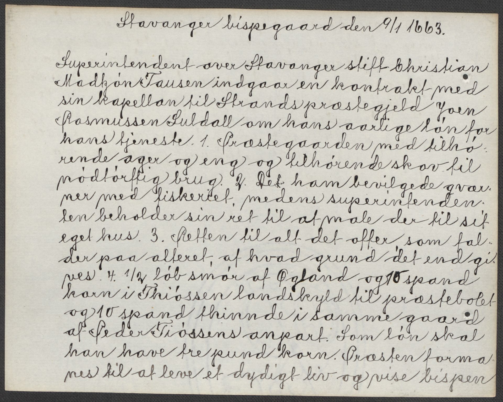 Riksarkivets diplomsamling, AV/RA-EA-5965/F15/L0031: Prestearkiv - Aust-Agder, Vest-Agder og Rogaland, 1575-1768, s. 152