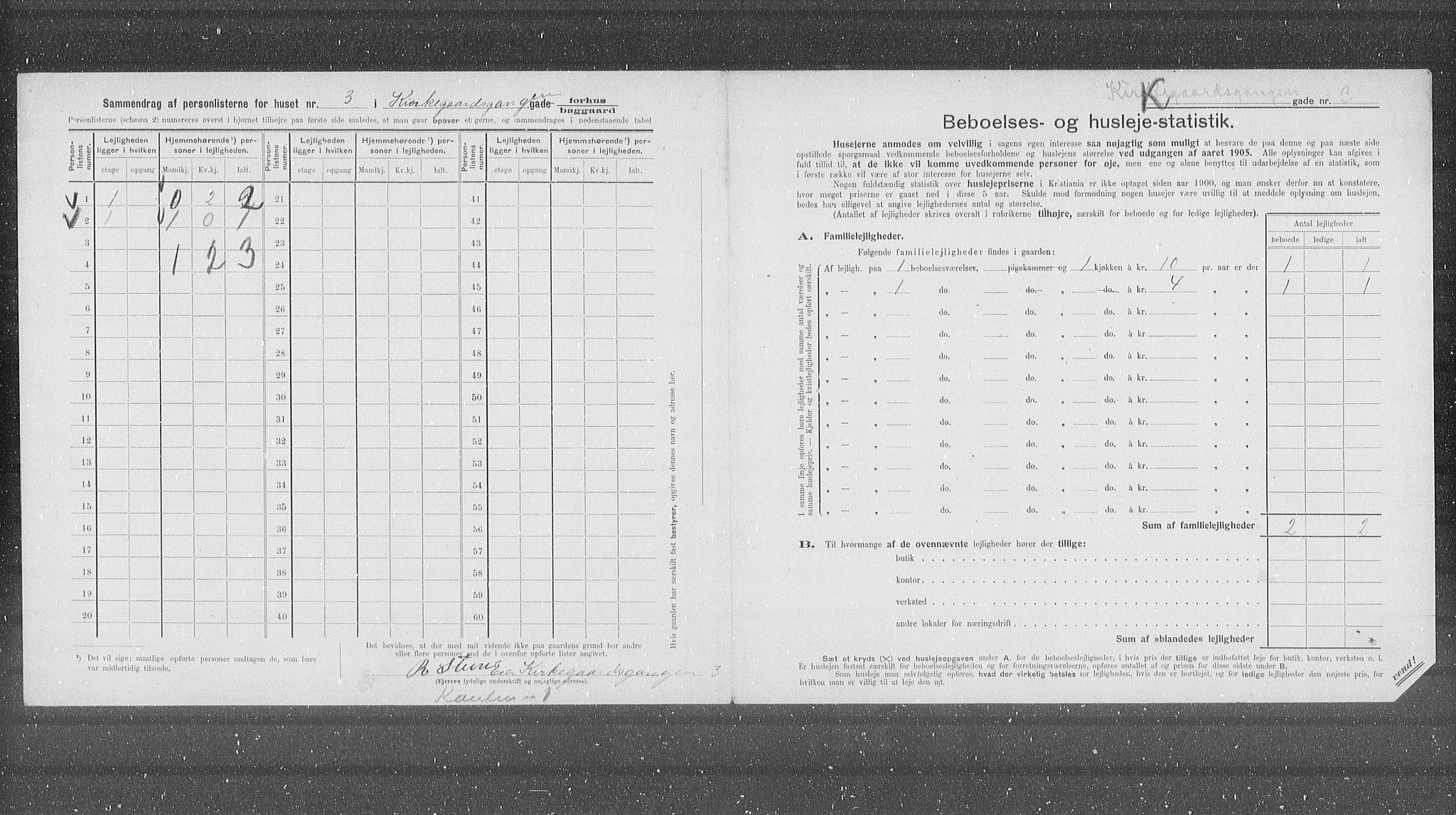 OBA, Kommunal folketelling 31.12.1905 for Kristiania kjøpstad, 1905, s. 26609