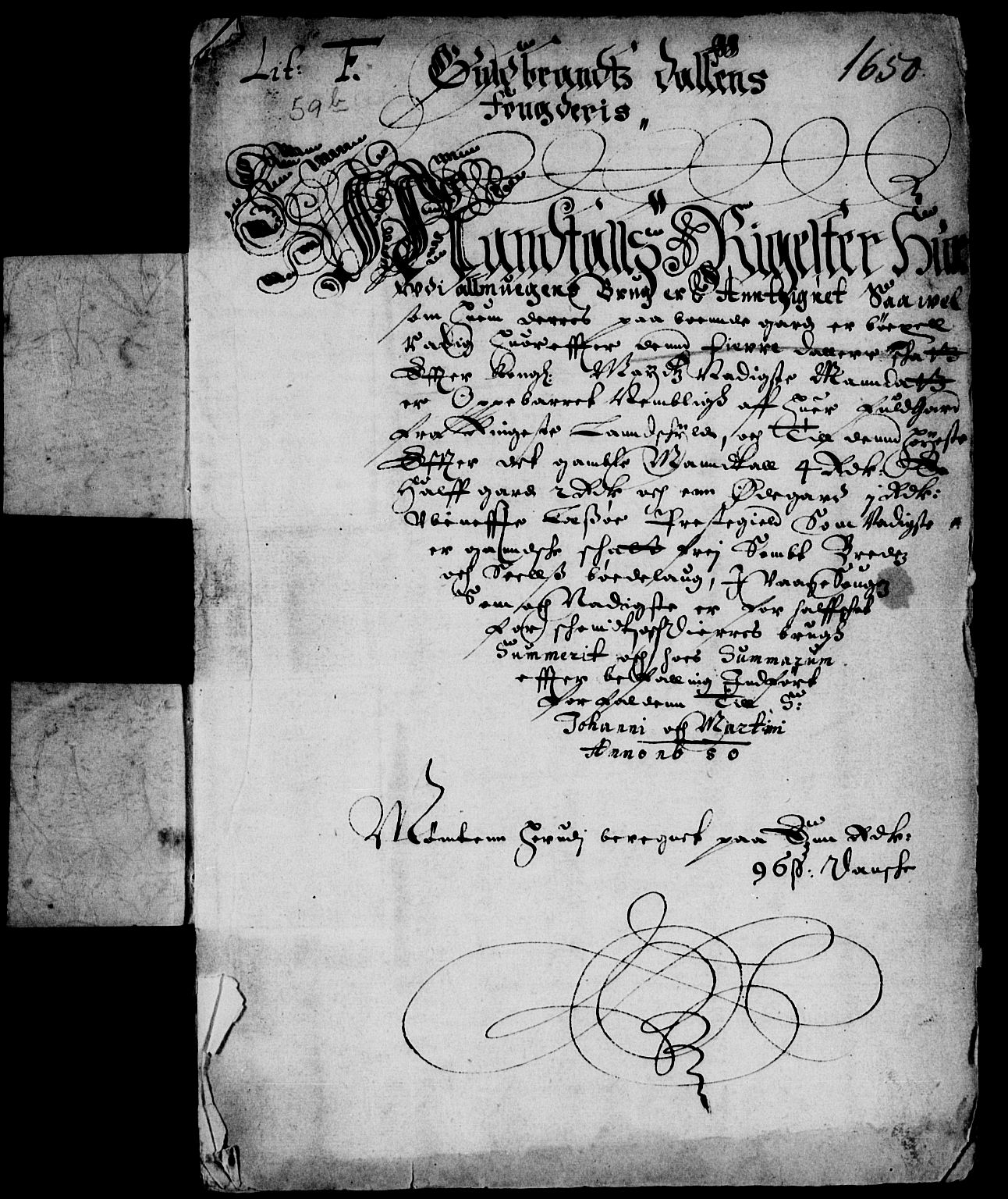 Rentekammeret inntil 1814, Reviderte regnskaper, Lensregnskaper, AV/RA-EA-5023/R/Rb/Rba/L0201: Akershus len, 1650-1651