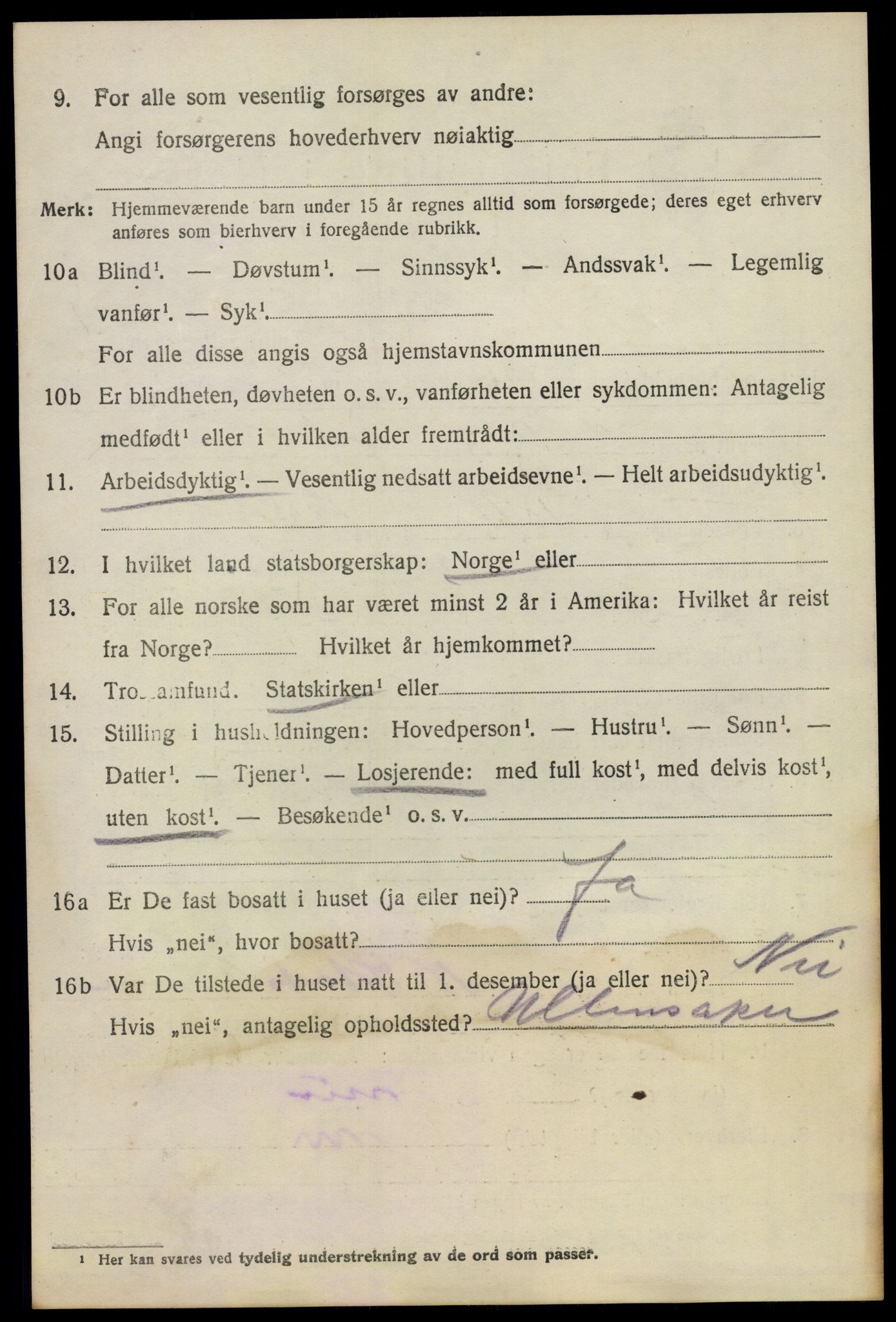 SAO, Folketelling 1920 for 0232 Lillestrøm herred, 1920, s. 3197