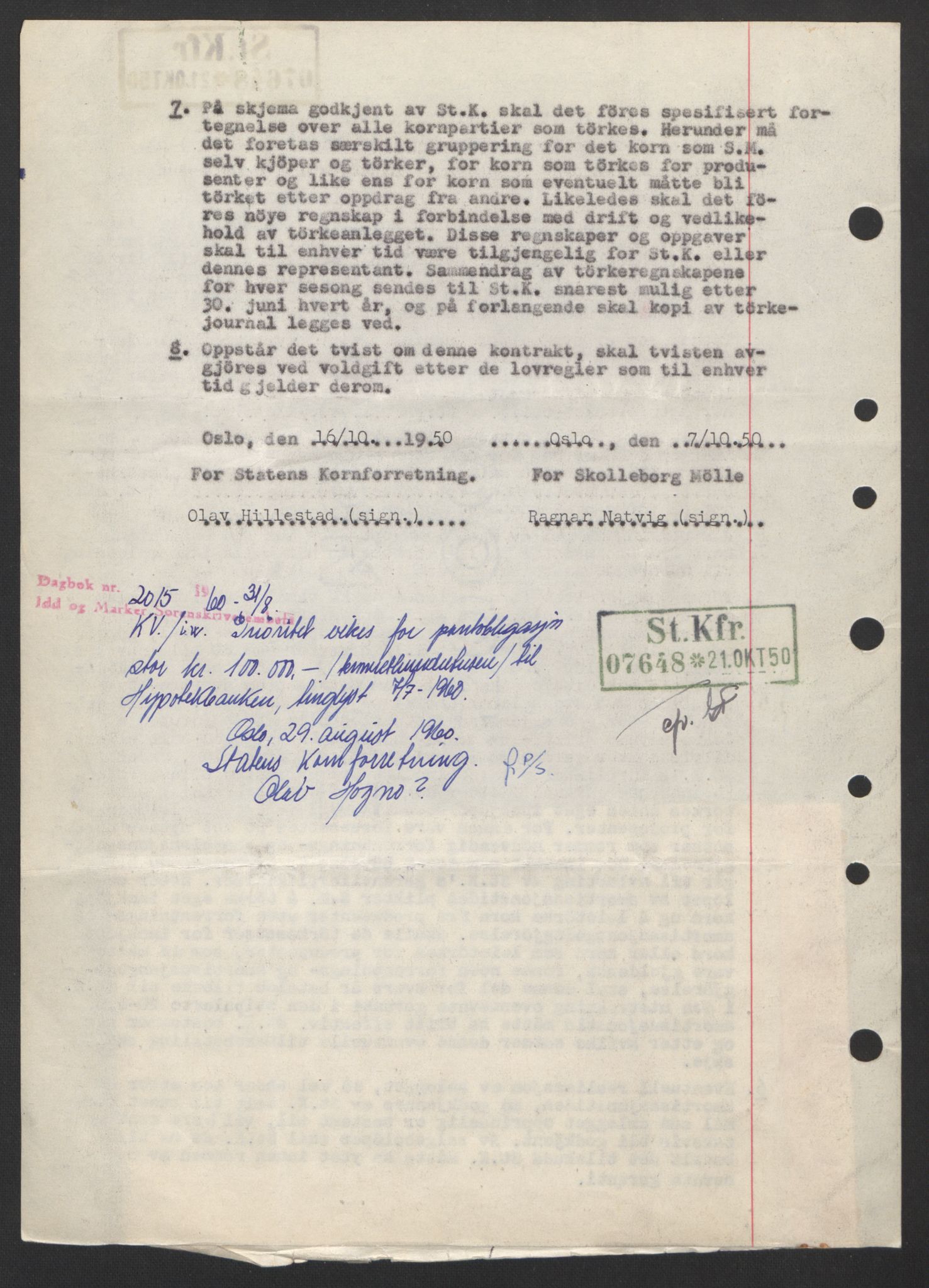 Idd og Marker sorenskriveri, AV/SAO-A-10283/G/Gb/Gbc/L0005: Pantebok nr. B16-20, 1950-1950, Tingl.dato: 12.12.1950