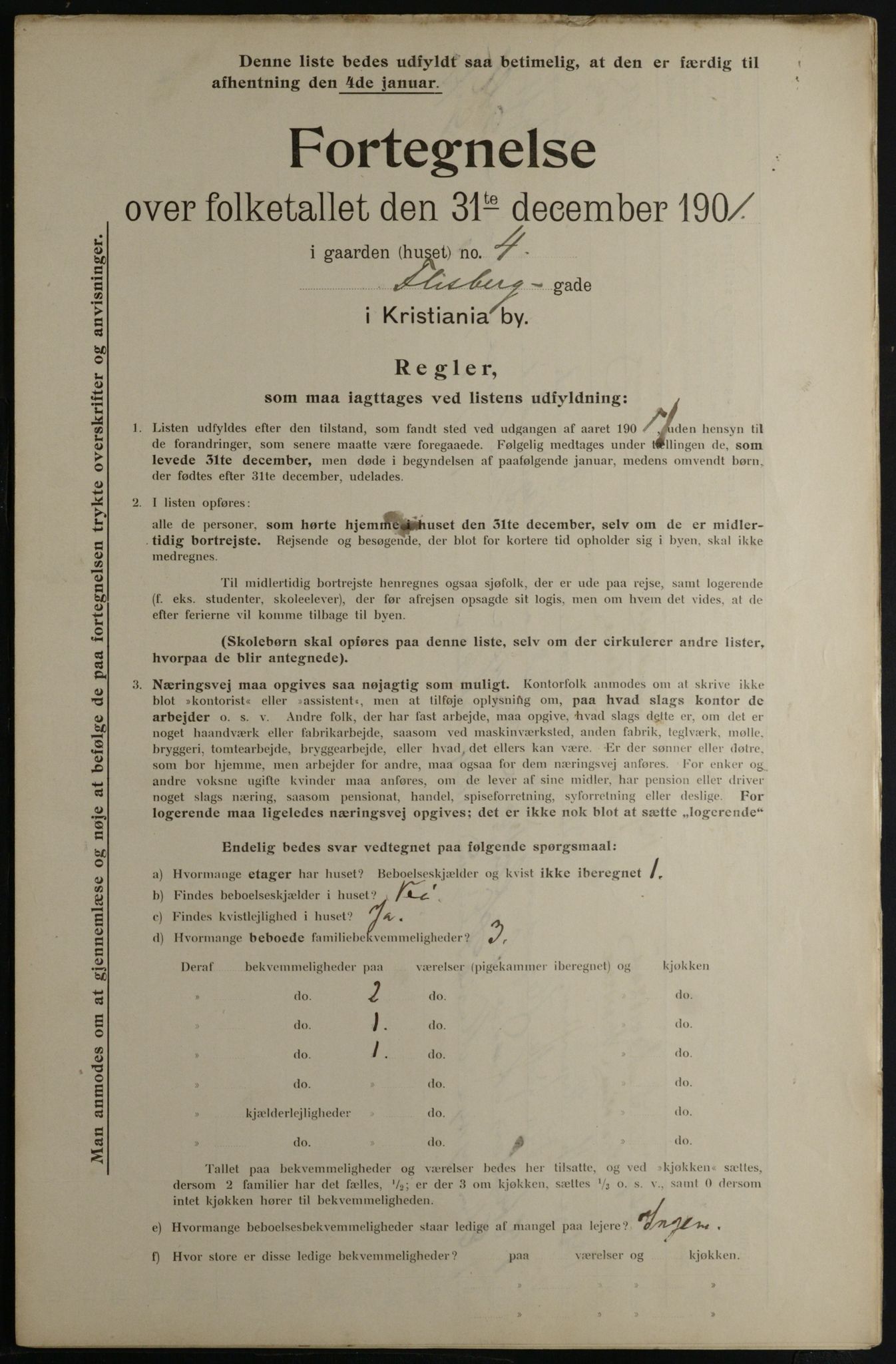 OBA, Kommunal folketelling 31.12.1901 for Kristiania kjøpstad, 1901, s. 4004