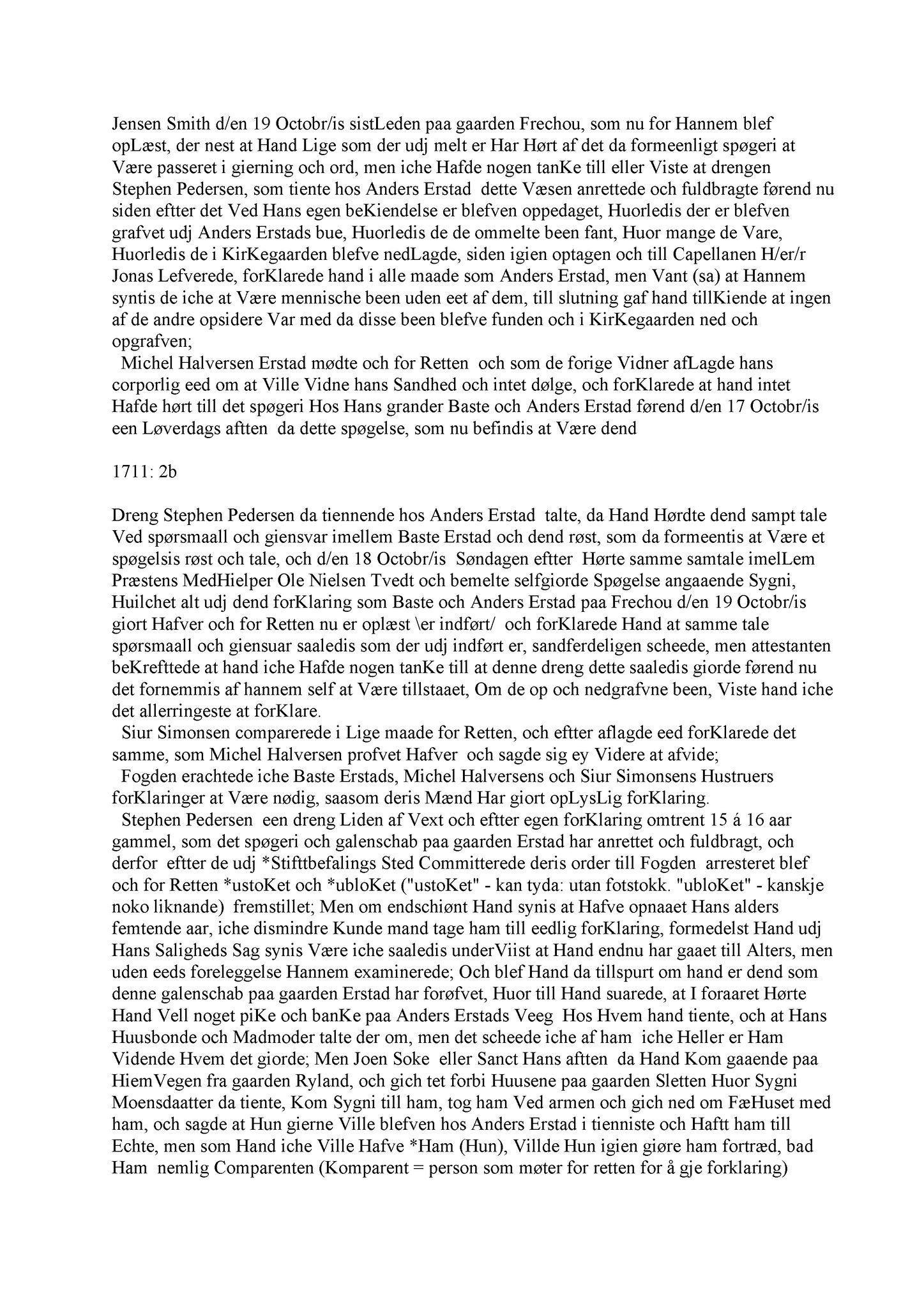 Samling av fulltekstavskrifter, SAB/FULLTEKST/A/12/0134: Nordhordland sorenskriveri, tingbok nr. A 32, 1711-1712