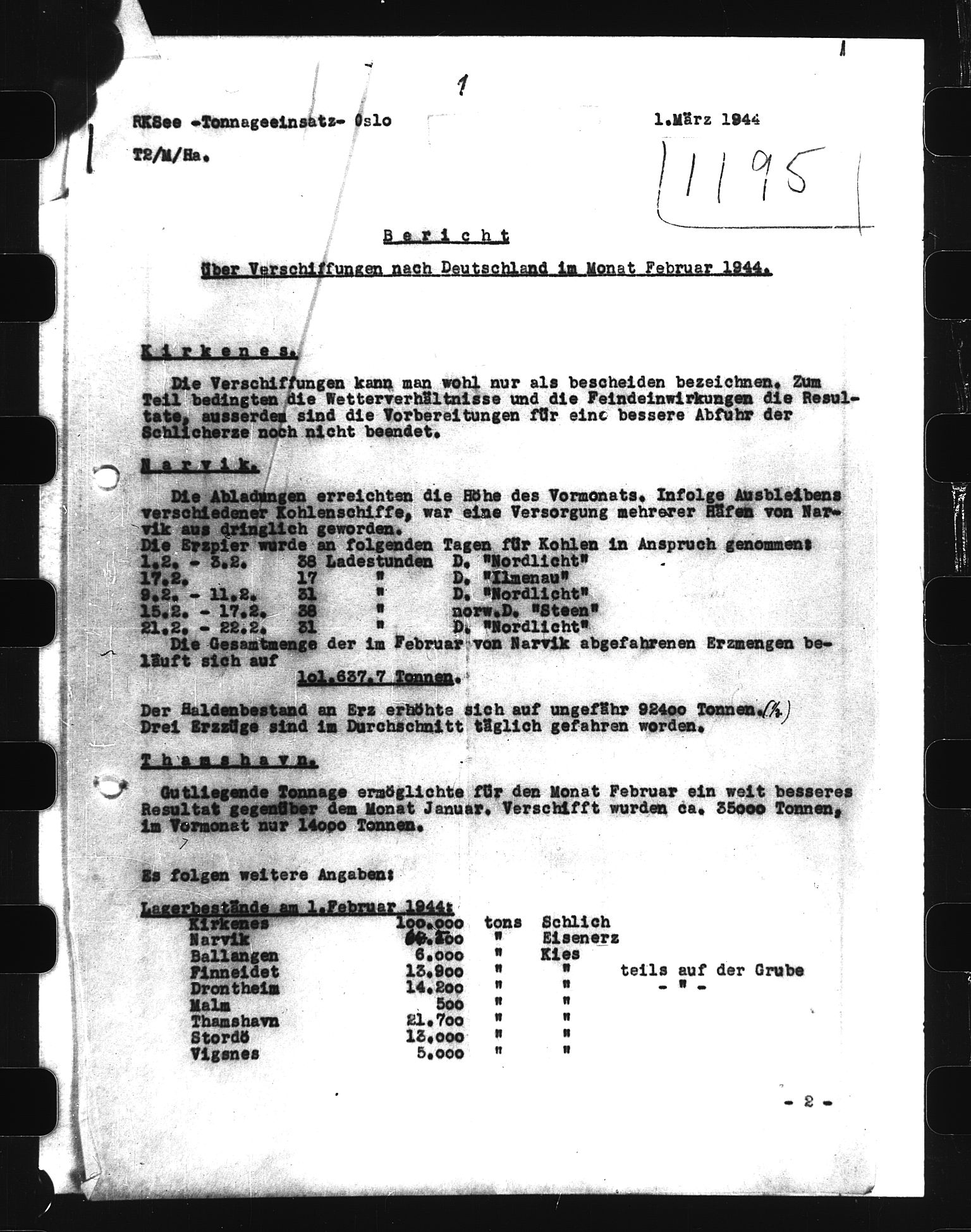 Documents Section, RA/RAFA-2200/V/L0058: Film med LMDC Serial Numbers, 1940-1945, s. 217