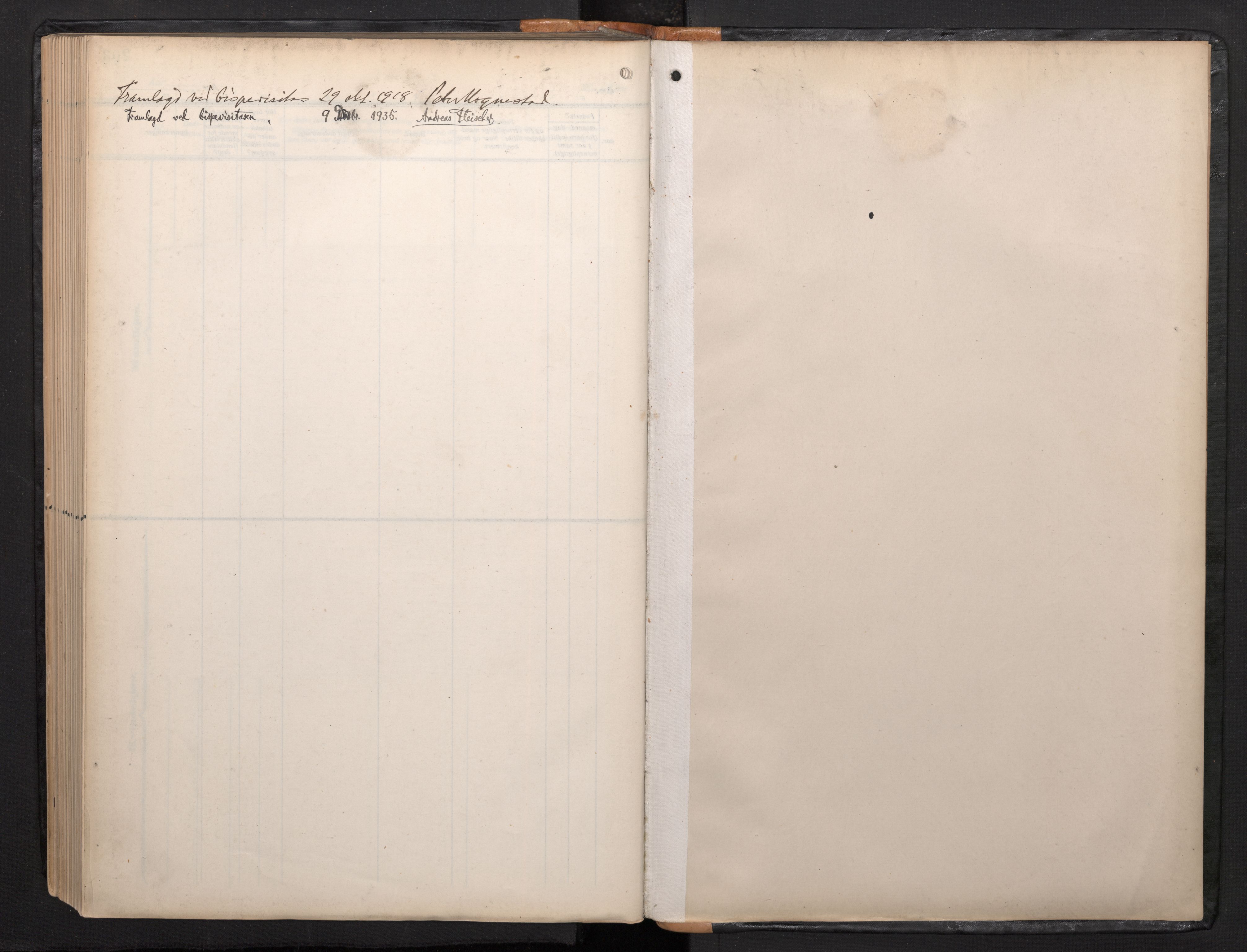 Arkivreferanse mangler*, SAB/-: Ministerialbok nr. A 1, 1912-1957