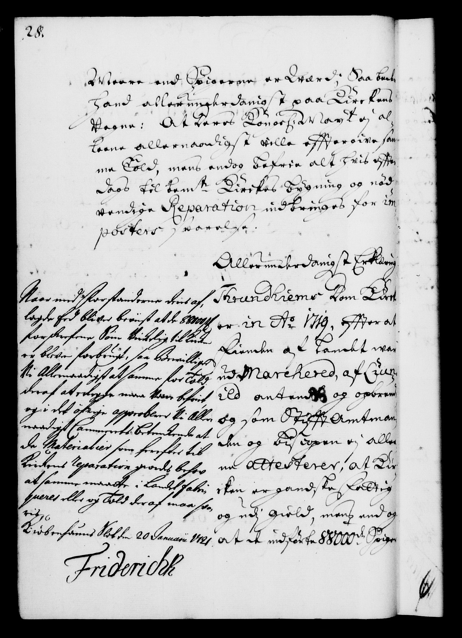 Rentekammeret, Kammerkanselliet, RA/EA-3111/G/Gf/Gfa/L0004: Norsk relasjons- og resolusjonsprotokoll (merket RK 52.4), 1721, s. 55
