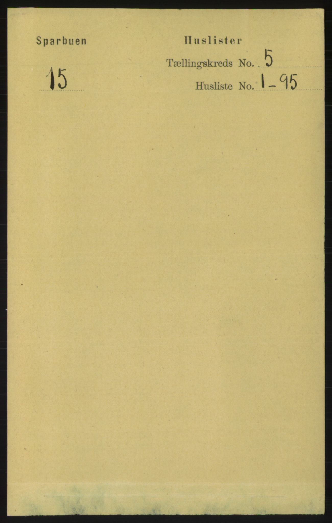 RA, Folketelling 1891 for 1731 Sparbu herred, 1891, s. 1580
