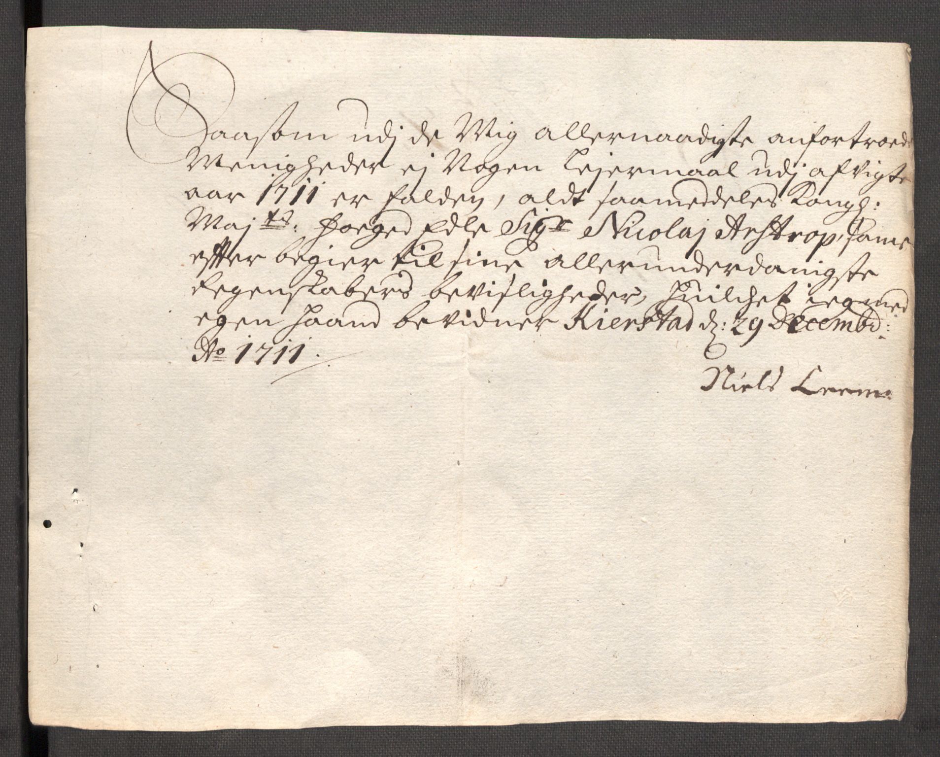 Rentekammeret inntil 1814, Reviderte regnskaper, Fogderegnskap, RA/EA-4092/R54/L3564: Fogderegnskap Sunnmøre, 1711, s. 122