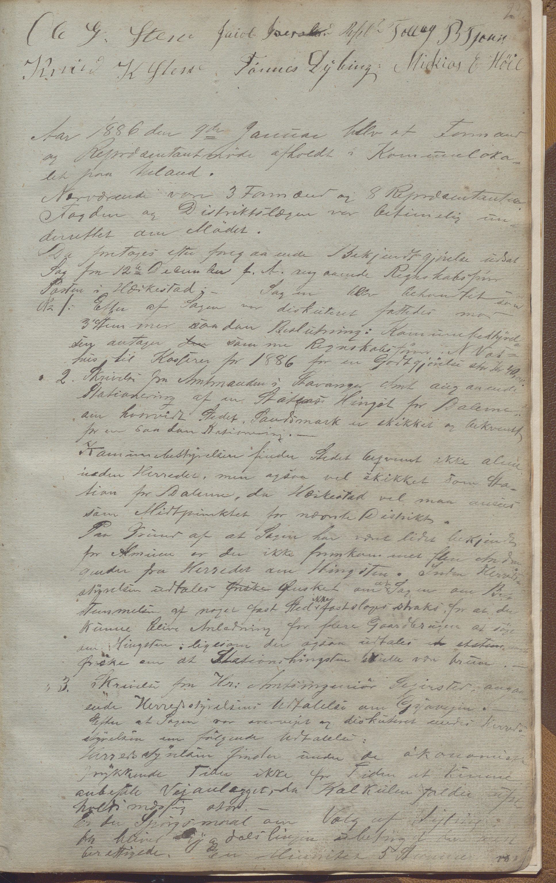 Heskestad kommune - Formannskapet, IKAR/K-101732/A/L0001: Møtebok, 1837-1886, s. 233a