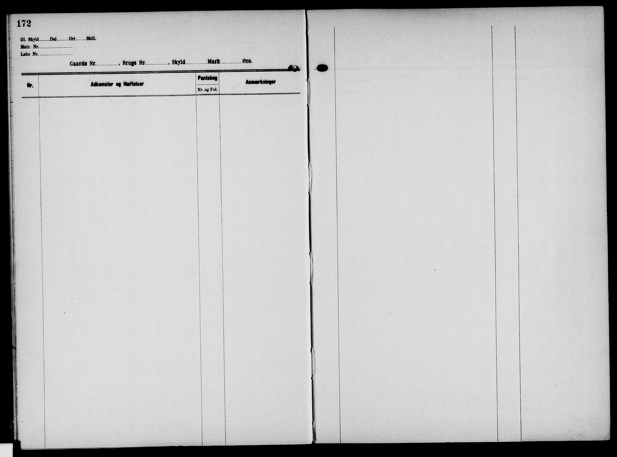 Solør tingrett, AV/SAH-TING-008/H/Ha/Hak/L0004: Panteregister nr. IV, 1900-1935, s. 172