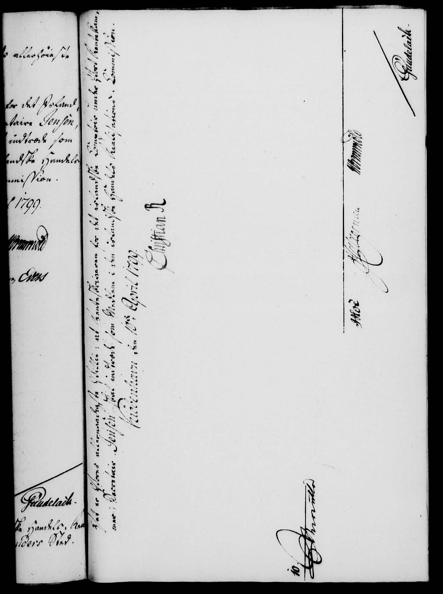 Rentekammeret, Kammerkanselliet, RA/EA-3111/G/Gf/Gfa/L0081: Norsk relasjons- og resolusjonsprotokoll (merket RK 52.81), 1799, s. 179