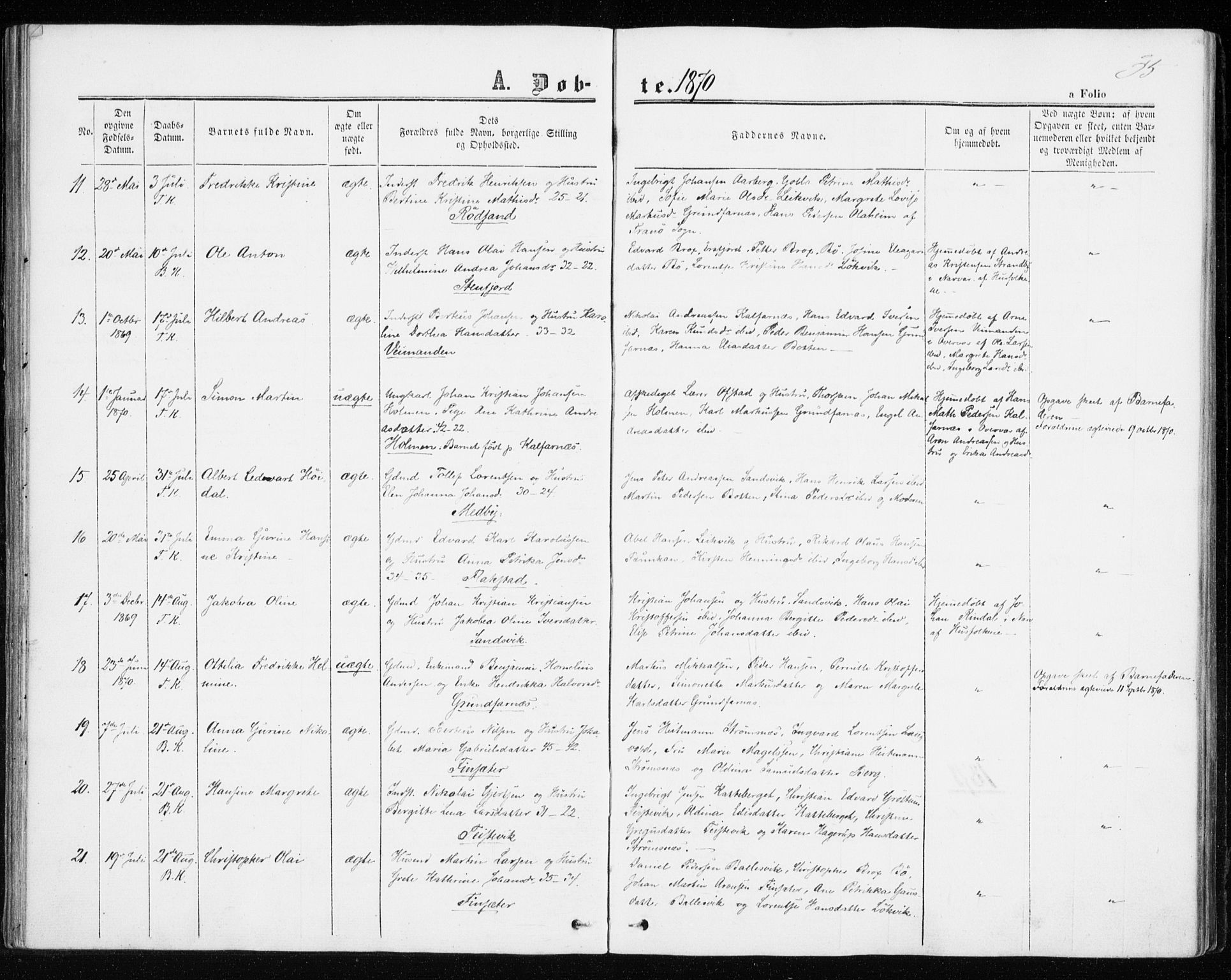 Berg sokneprestkontor, SATØ/S-1318/G/Ga/Gaa/L0002kirke: Ministerialbok nr. 2, 1860-1872, s. 35