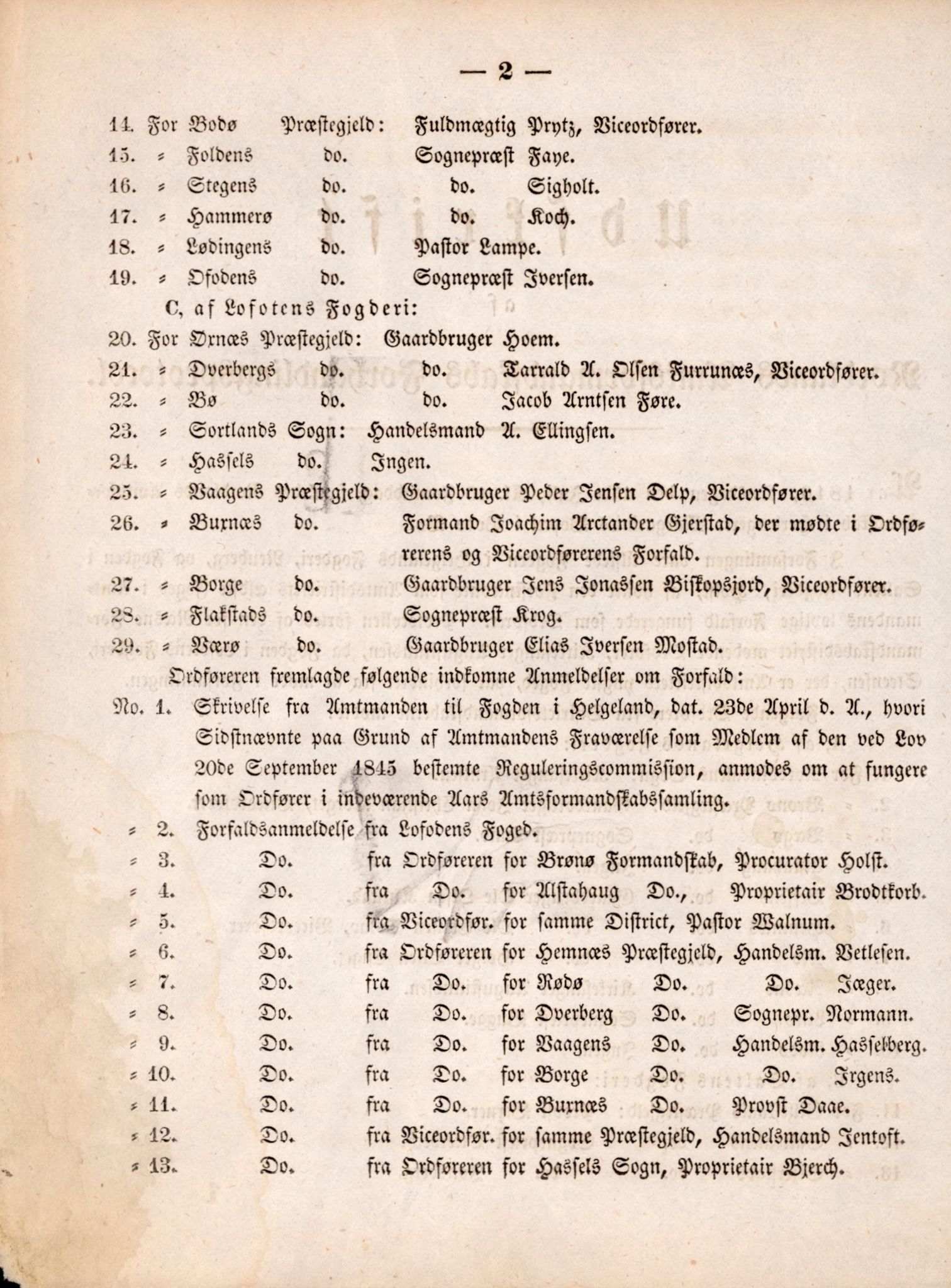 Nordland Fylkeskommune. Fylkestinget, AIN/NFK-17/176/A/Ac/L0002: Fylkestingsforhandlinger 1839-1848, 1839-1848