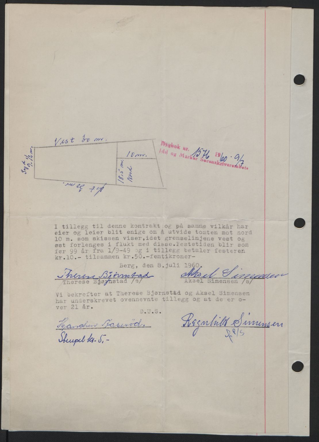 Idd og Marker sorenskriveri, AV/SAO-A-10283/G/Gb/Gbb/L0012: Pantebok nr. A12, 1949-1949, Dagboknr: 1431/1949