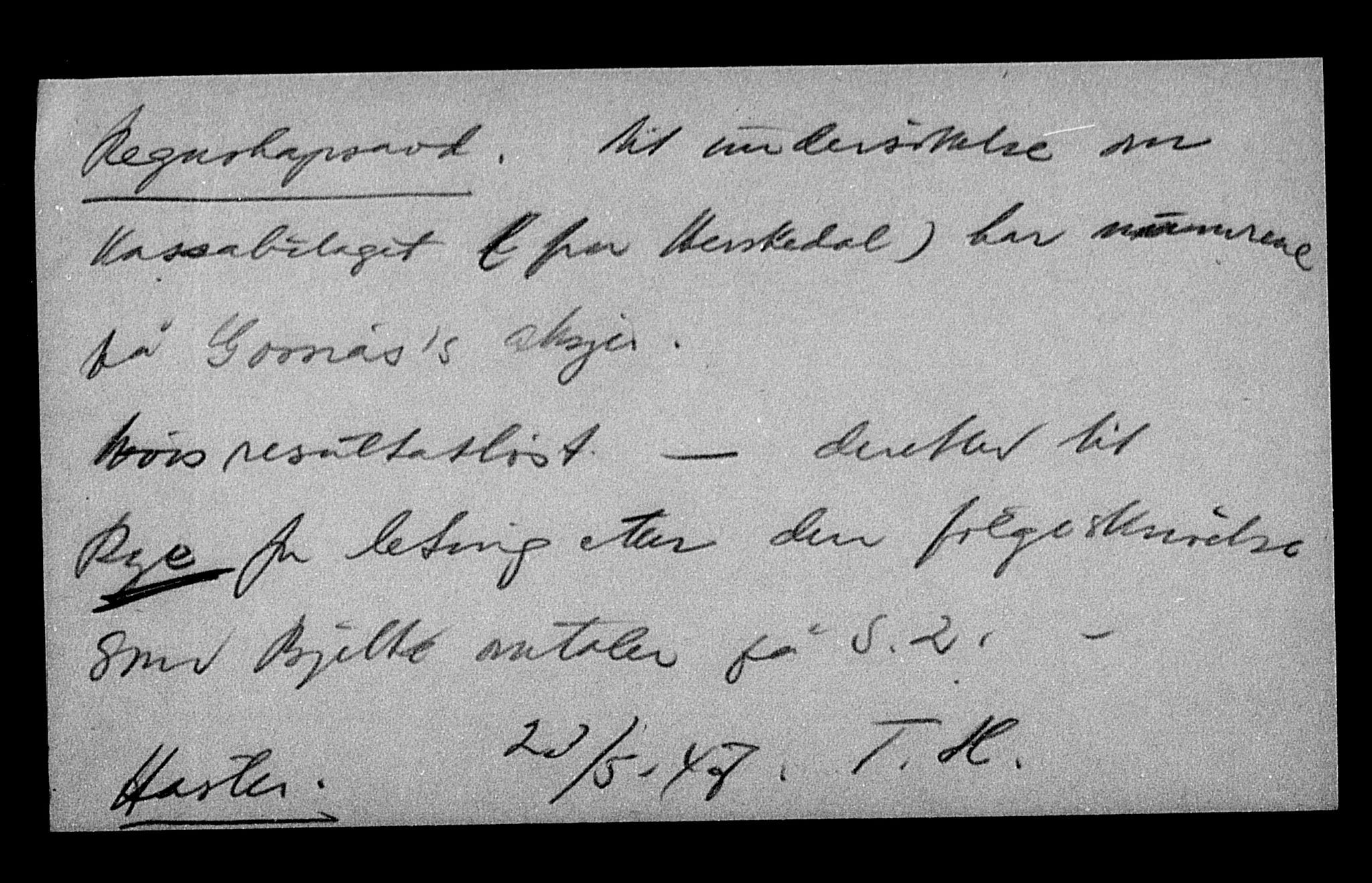 Justisdepartementet, Tilbakeføringskontoret for inndratte formuer, AV/RA-S-1564/H/Hc/Hcc/L0941: --, 1945-1947, s. 31