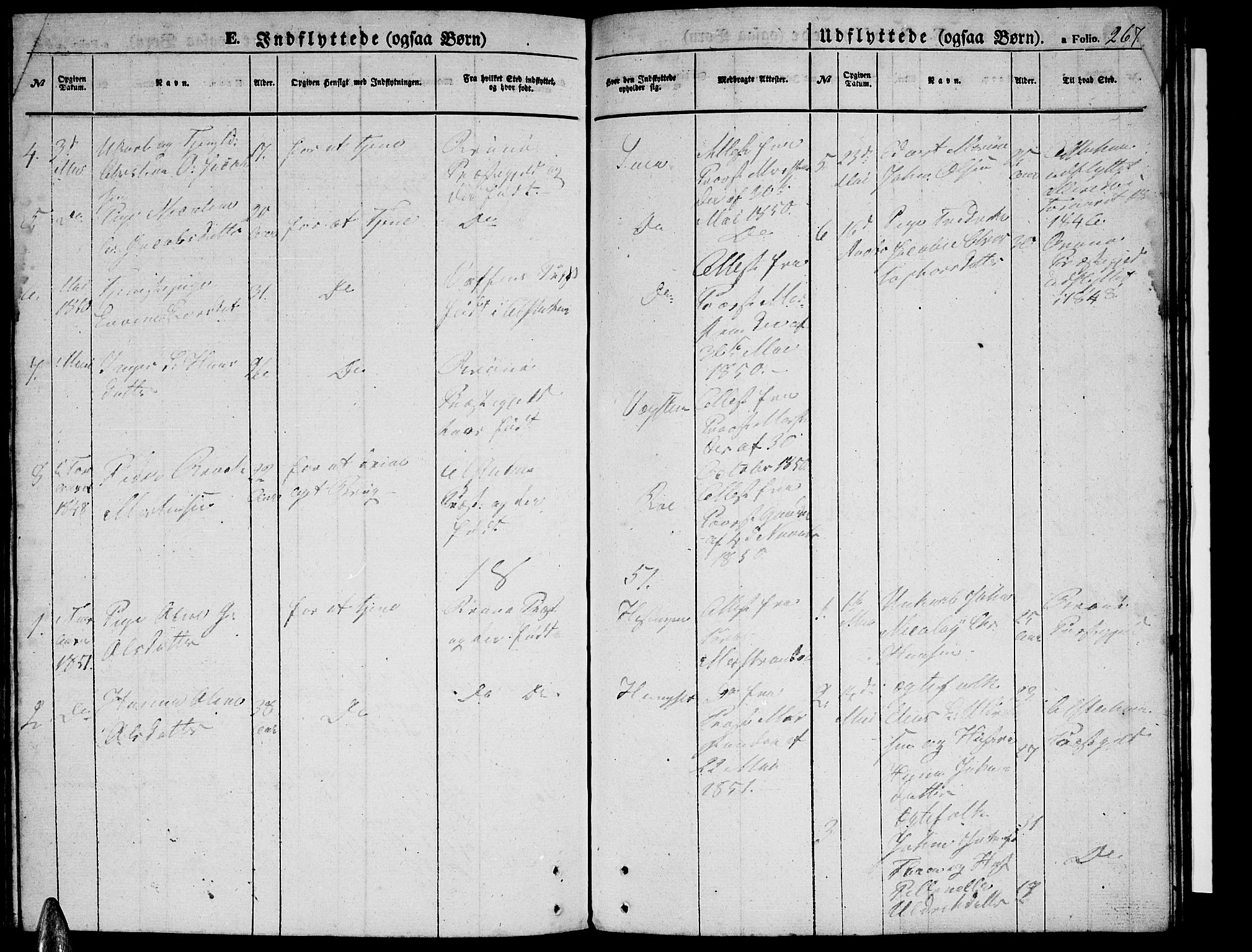 Ministerialprotokoller, klokkerbøker og fødselsregistre - Nordland, SAT/A-1459/816/L0251: Klokkerbok nr. 816C01, 1852-1870, s. 267