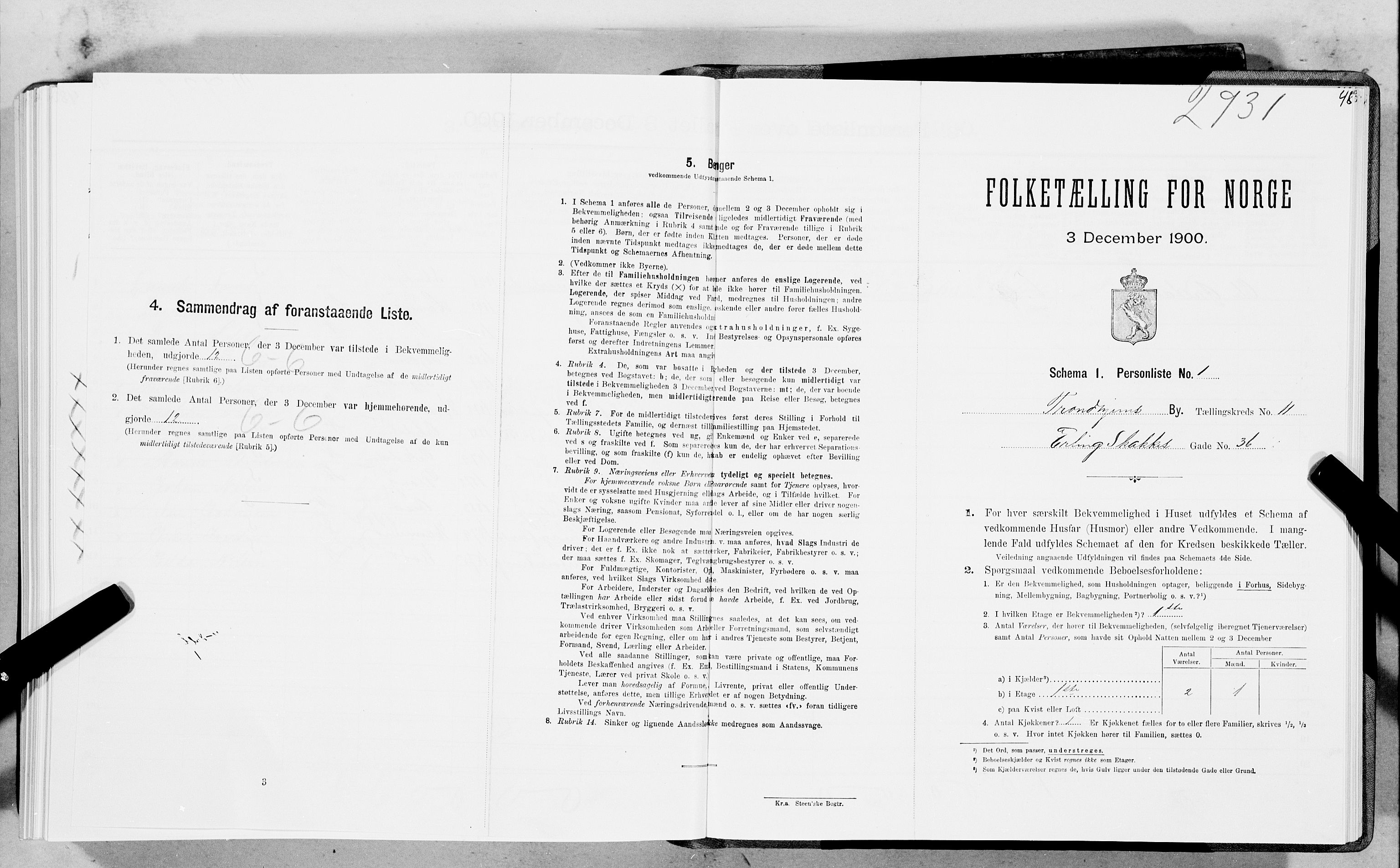 SAT, Folketelling 1900 for 1601 Trondheim kjøpstad, 1900, s. 1967
