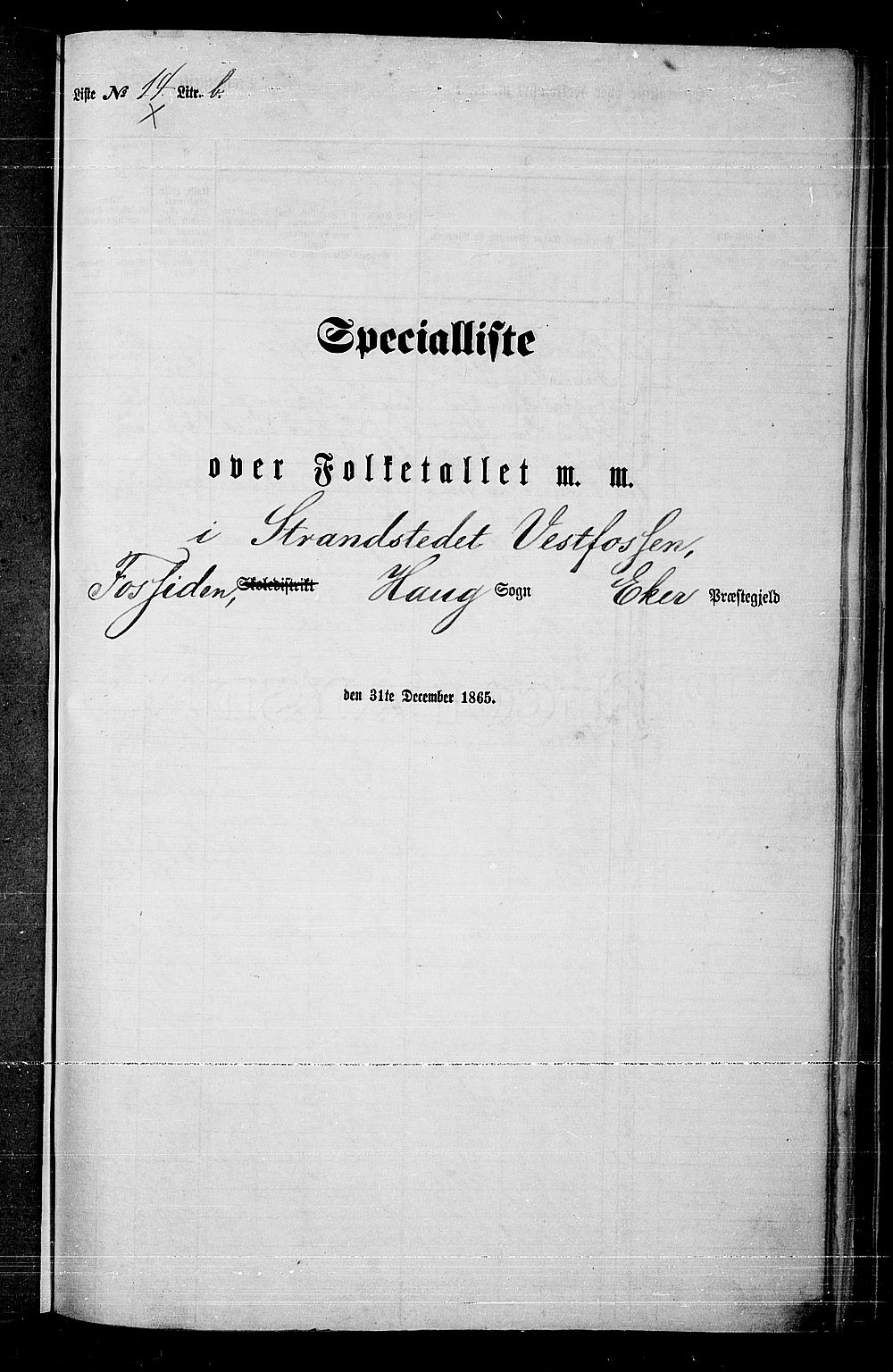 RA, Folketelling 1865 for 0624P Eiker prestegjeld, 1865, s. 236