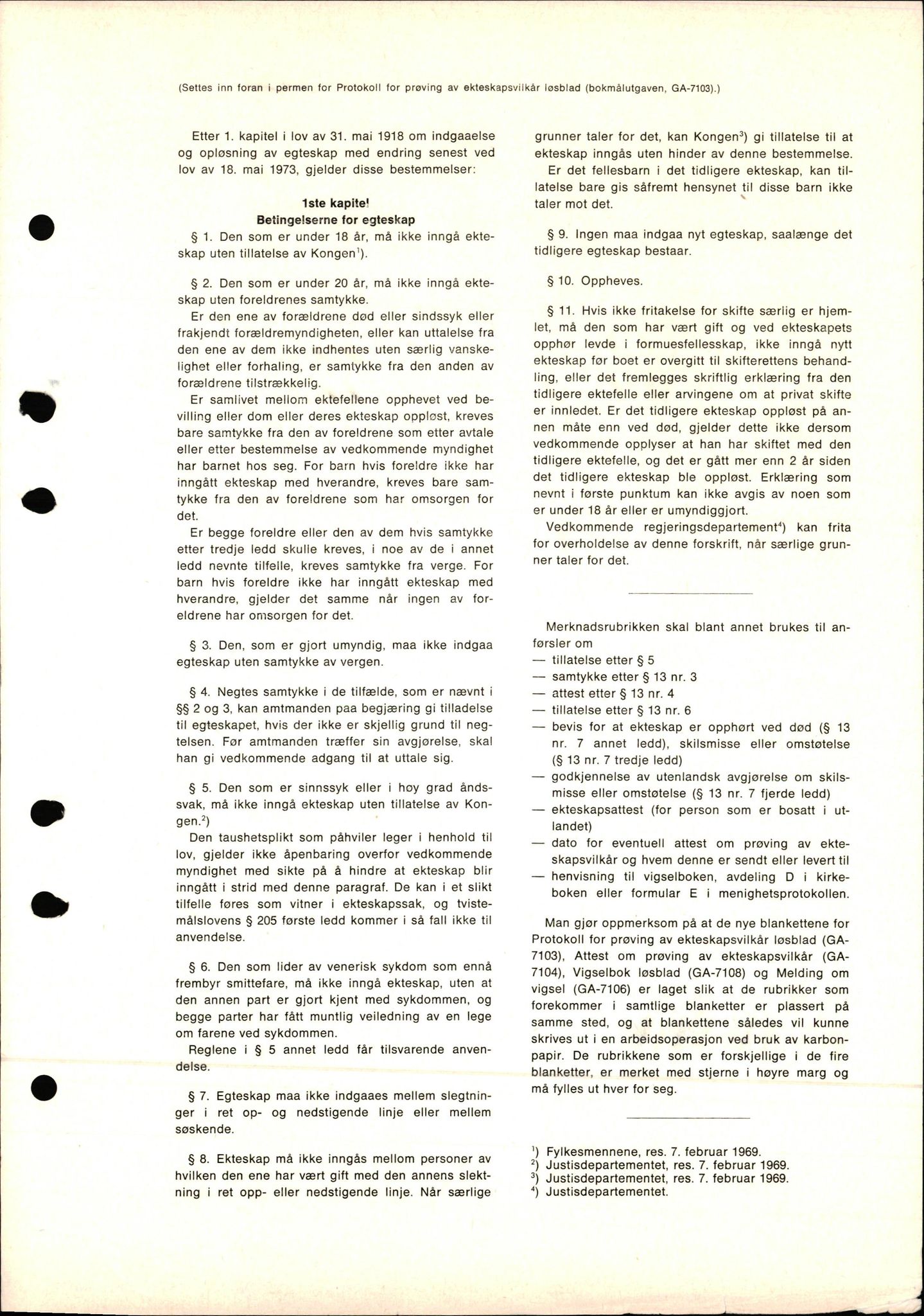 Ryfylke tingrett, SAST/A-100055/003/I/Id/L0003: Vigsler, 1969-1989