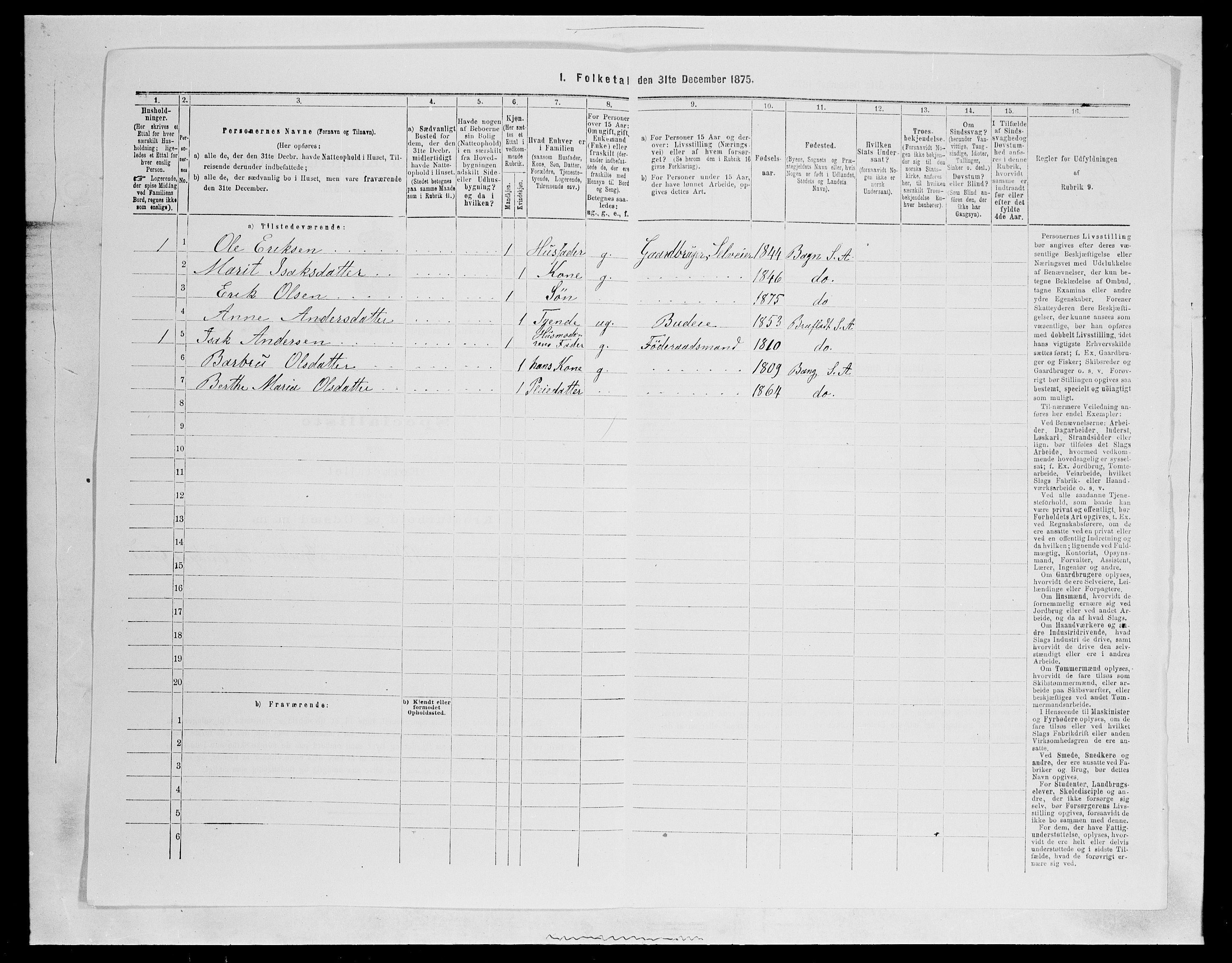 SAH, Folketelling 1875 for 0540P Sør-Aurdal prestegjeld, 1875, s. 683