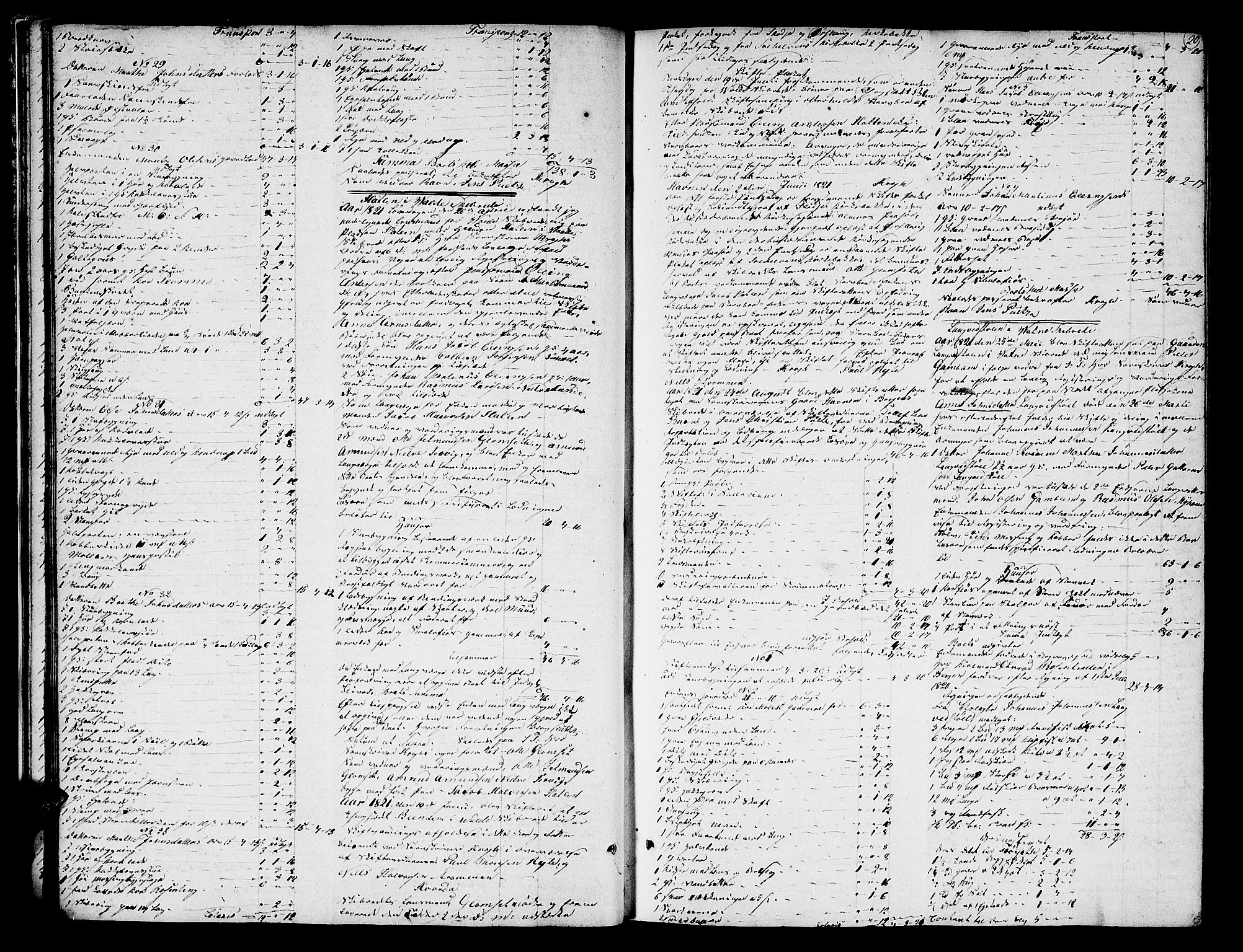 Nordre Sunnmøre sorenskriveri, AV/SAT-A-0006/1/3/3A/L0013: Skifteprotokoll 7, 1821-1824, s. 19b-20a
