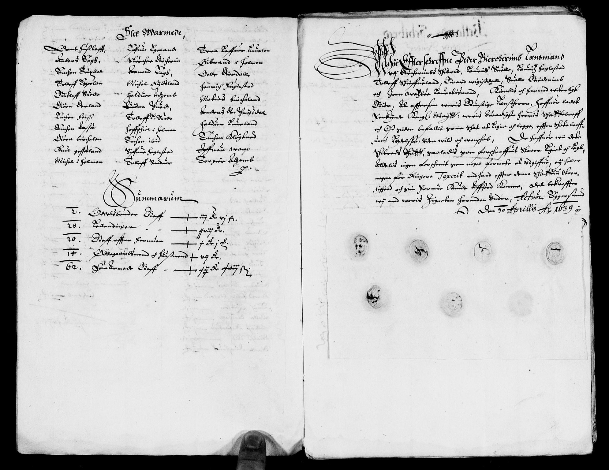 Rentekammeret inntil 1814, Reviderte regnskaper, Lensregnskaper, AV/RA-EA-5023/R/Rb/Rbs/L0023: Stavanger len, 1638-1640