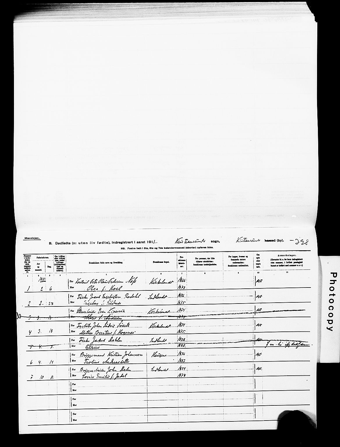 Ministerialprotokoller, klokkerbøker og fødselsregistre - Møre og Romsdal, AV/SAT-A-1454/572/L0858: Ministerialbok nr. 572D02, 1903-1912