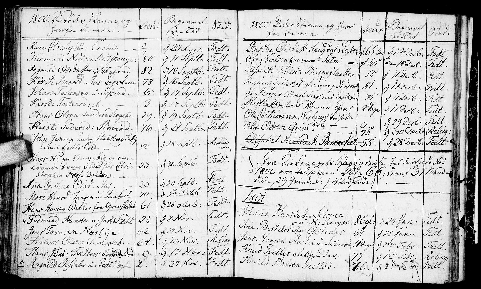 Fet prestekontor Kirkebøker, SAO/A-10370a/F/Fa/L0006: Ministerialbok nr. I 6, 1764-1814