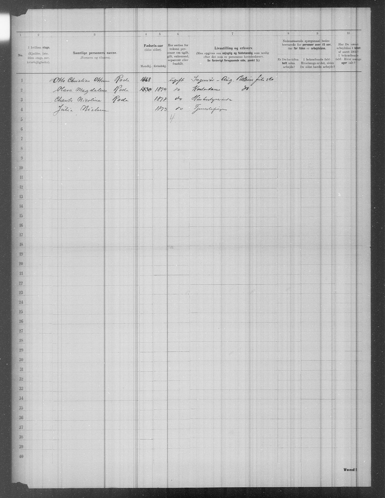 OBA, Kommunal folketelling 31.12.1902 for Kristiania kjøpstad, 1902, s. 1530