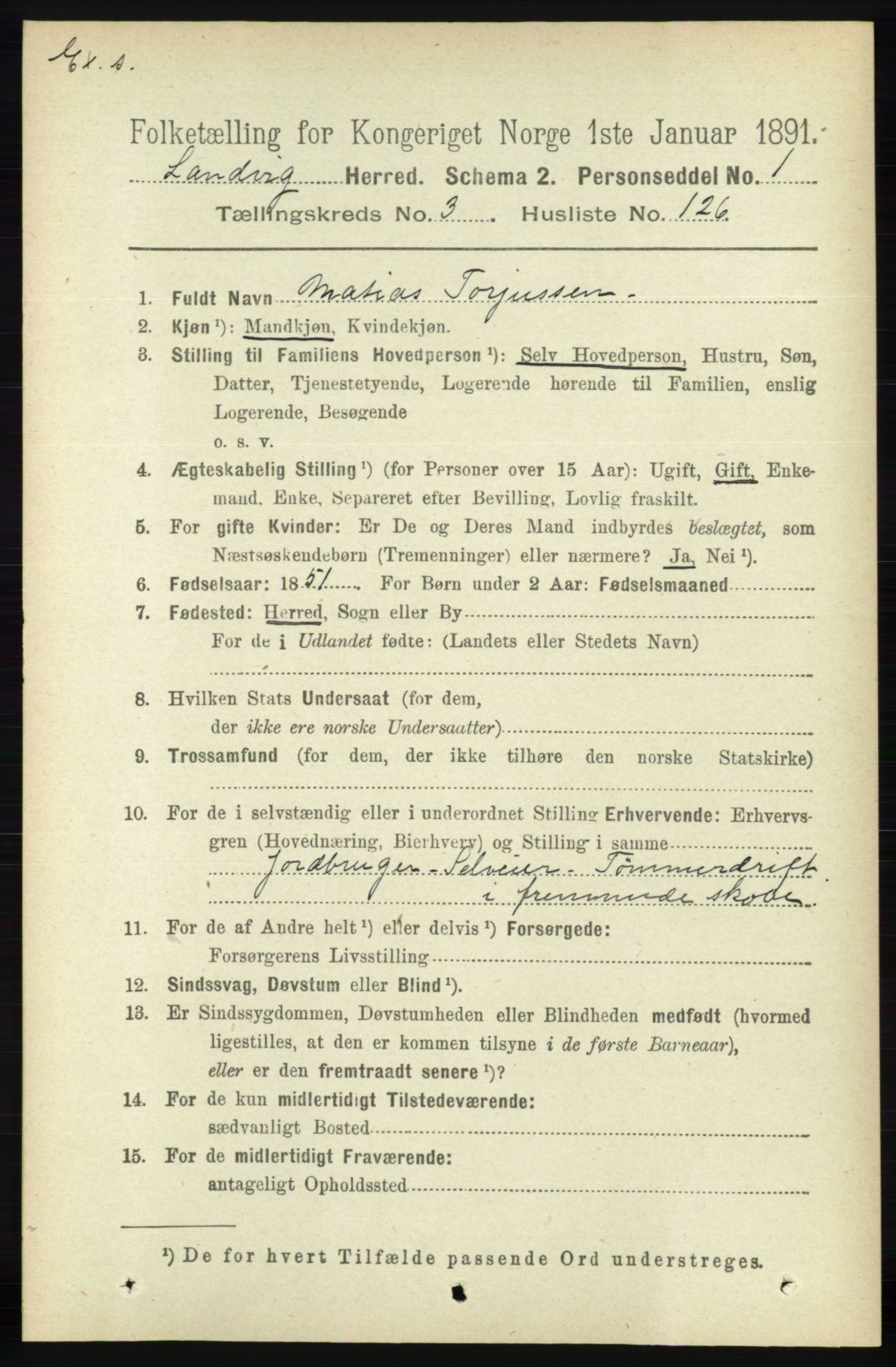 RA, Folketelling 1891 for Nedenes amt: Gjenparter av personsedler for beslektede ektefeller, menn, 1891, s. 759