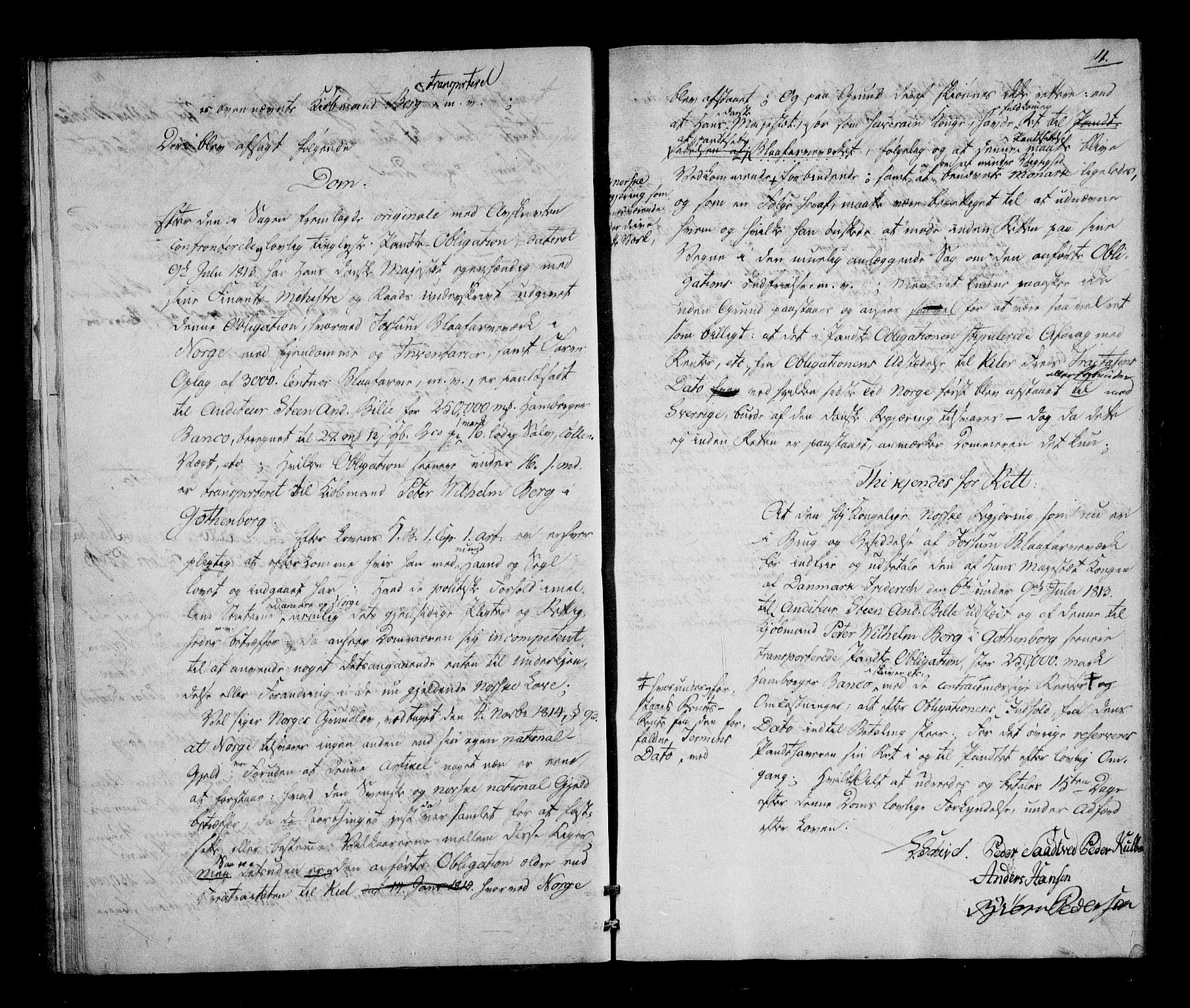 Eiker, Modum og Sigdal sorenskriveri, SAKO/A-123/F/Fa/Fae/L0002: Tingbok, 1813-1822, s. 11