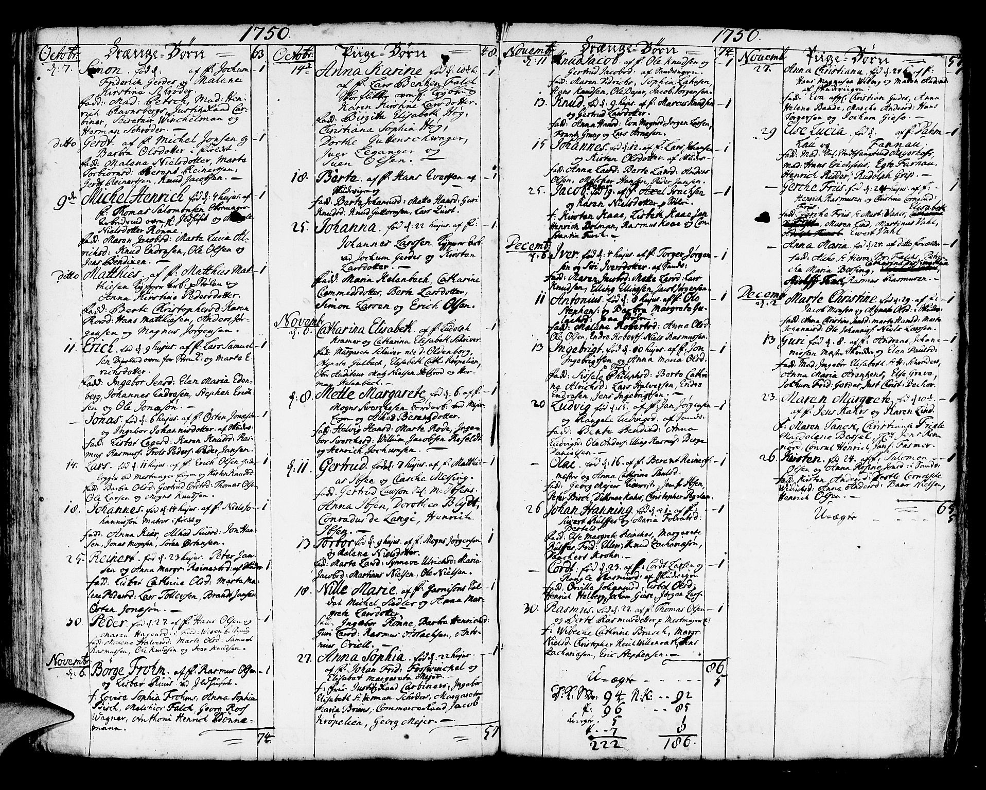 Korskirken sokneprestembete, AV/SAB-A-76101/H/Haa/L0004: Ministerialbok nr. A 4, 1720-1750, s. 299