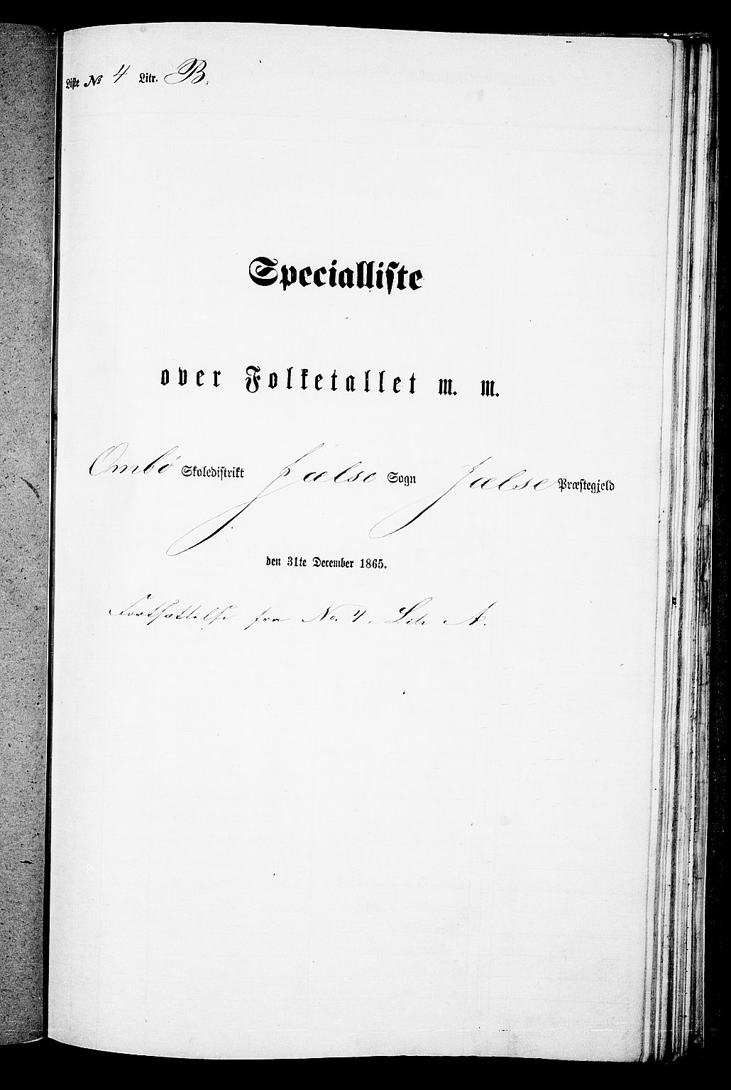 RA, Folketelling 1865 for 1138P Jelsa prestegjeld, 1865, s. 76