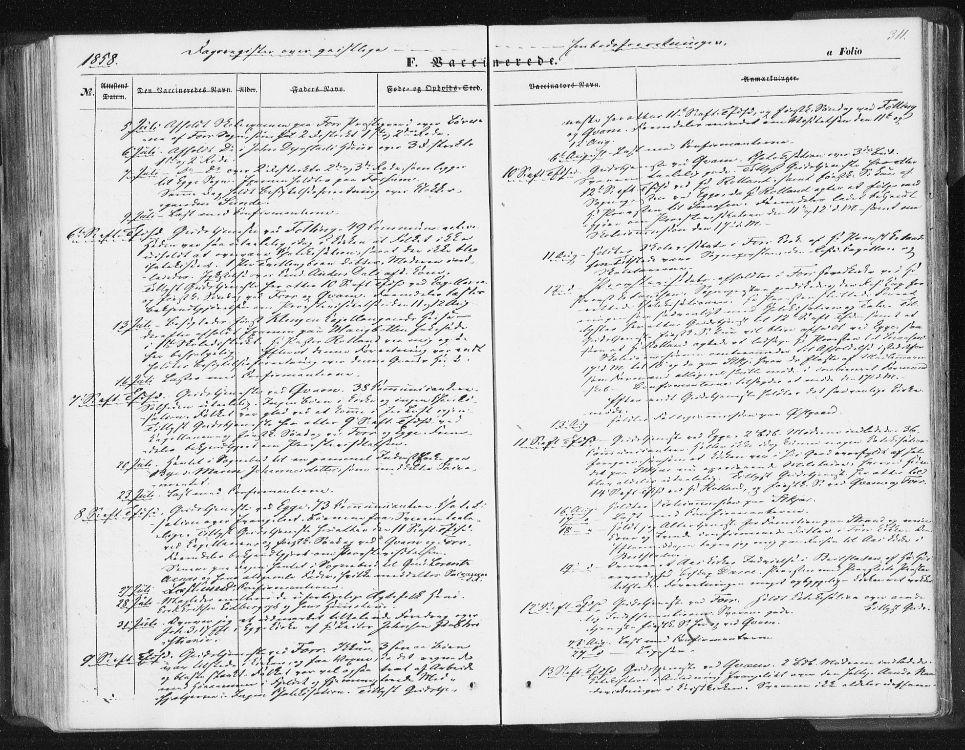 Ministerialprotokoller, klokkerbøker og fødselsregistre - Nord-Trøndelag, SAT/A-1458/746/L0446: Ministerialbok nr. 746A05, 1846-1859, s. 311