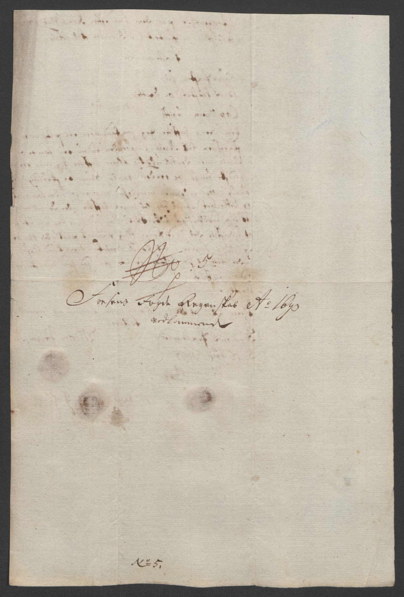 Rentekammeret inntil 1814, Reviderte regnskaper, Fogderegnskap, AV/RA-EA-4092/R57/L3849: Fogderegnskap Fosen, 1692-1693, s. 506