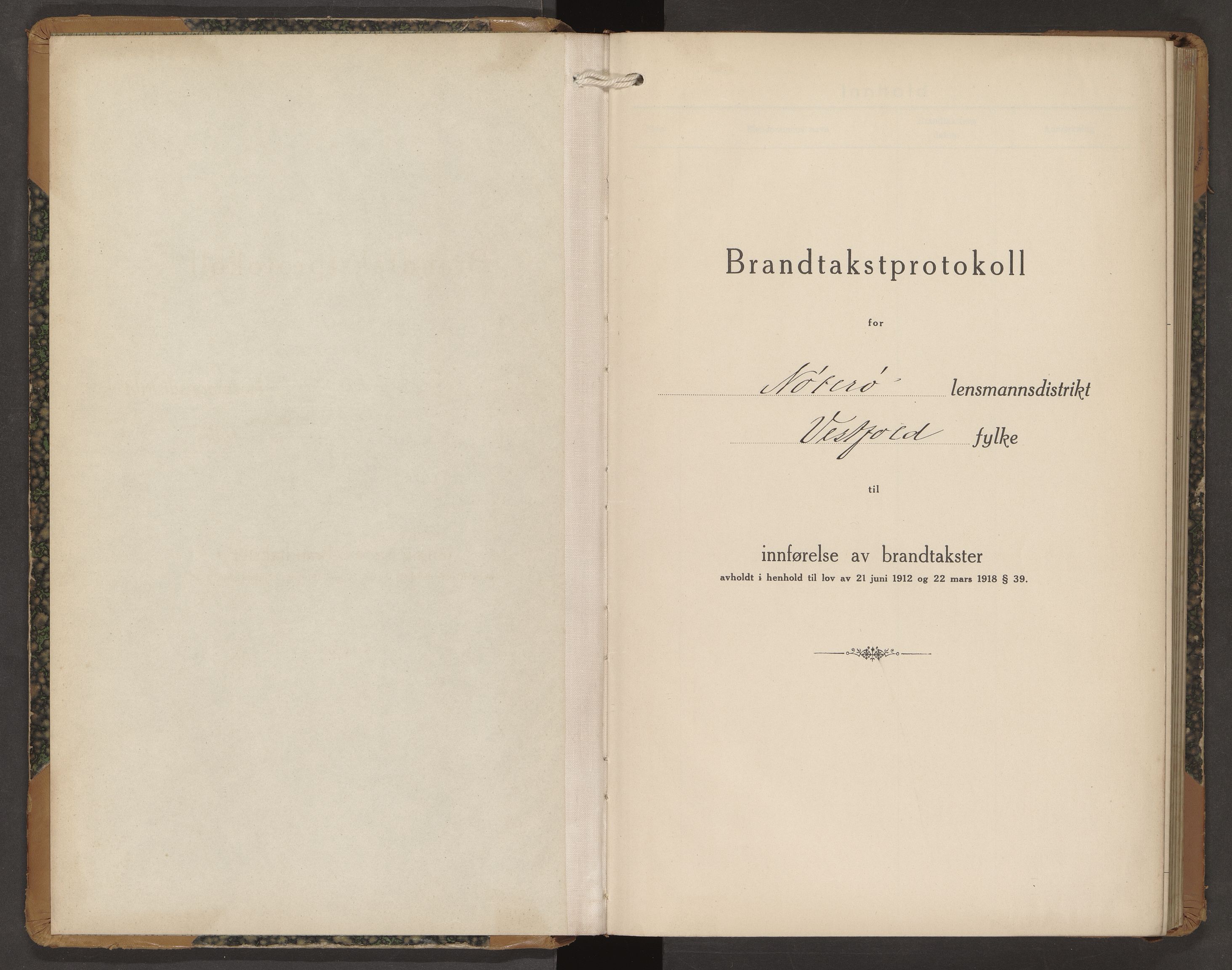 Nøtterøy lensmannskontor, AV/SAKO-A-540/Y/Yg/Ygb/L0007: Skjematakstprotokoll, 1927-1928