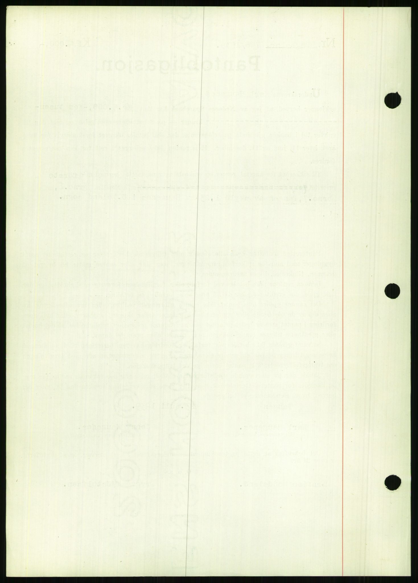 Nedenes sorenskriveri, SAK/1221-0006/G/Gb/Gbb/L0001: Pantebok nr. I, 1939-1942, Dagboknr: 786/1939