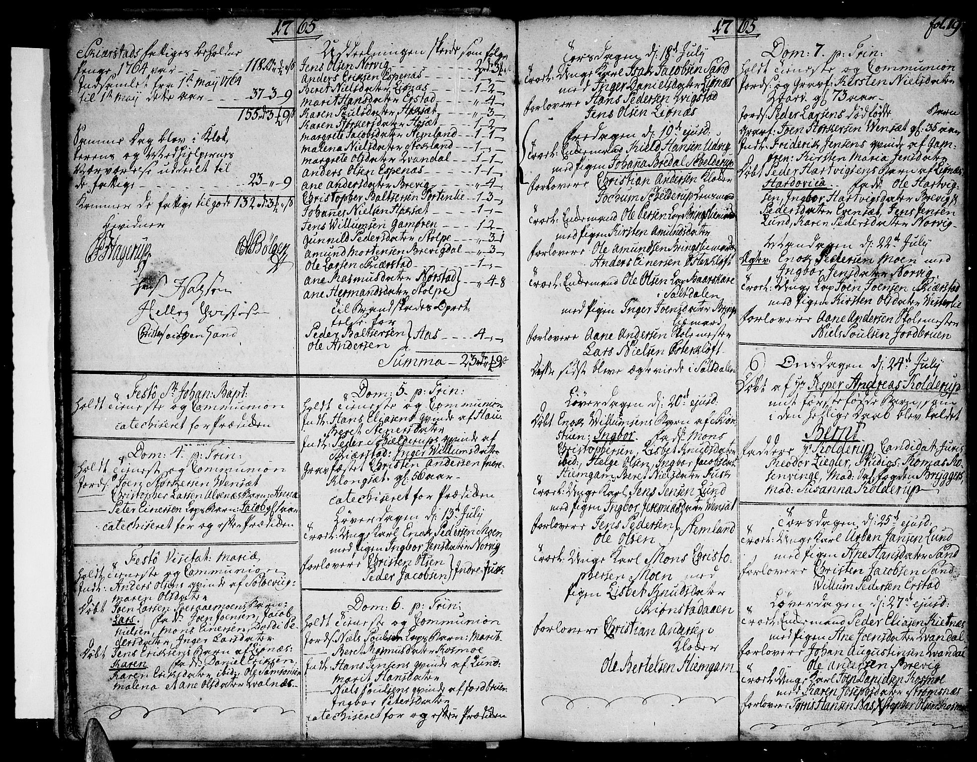 Ministerialprotokoller, klokkerbøker og fødselsregistre - Nordland, AV/SAT-A-1459/852/L0735: Ministerialbok nr. 852A05, 1762-1820, s. 19