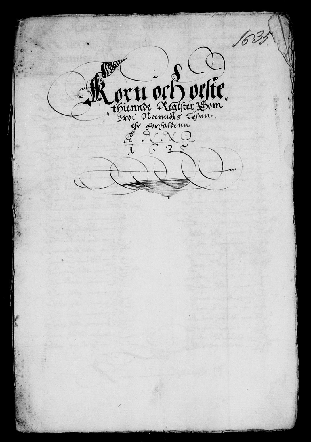 Rentekammeret inntil 1814, Reviderte regnskaper, Lensregnskaper, AV/RA-EA-5023/R/Rb/Rbw/L0057: Trondheim len, 1635-1636