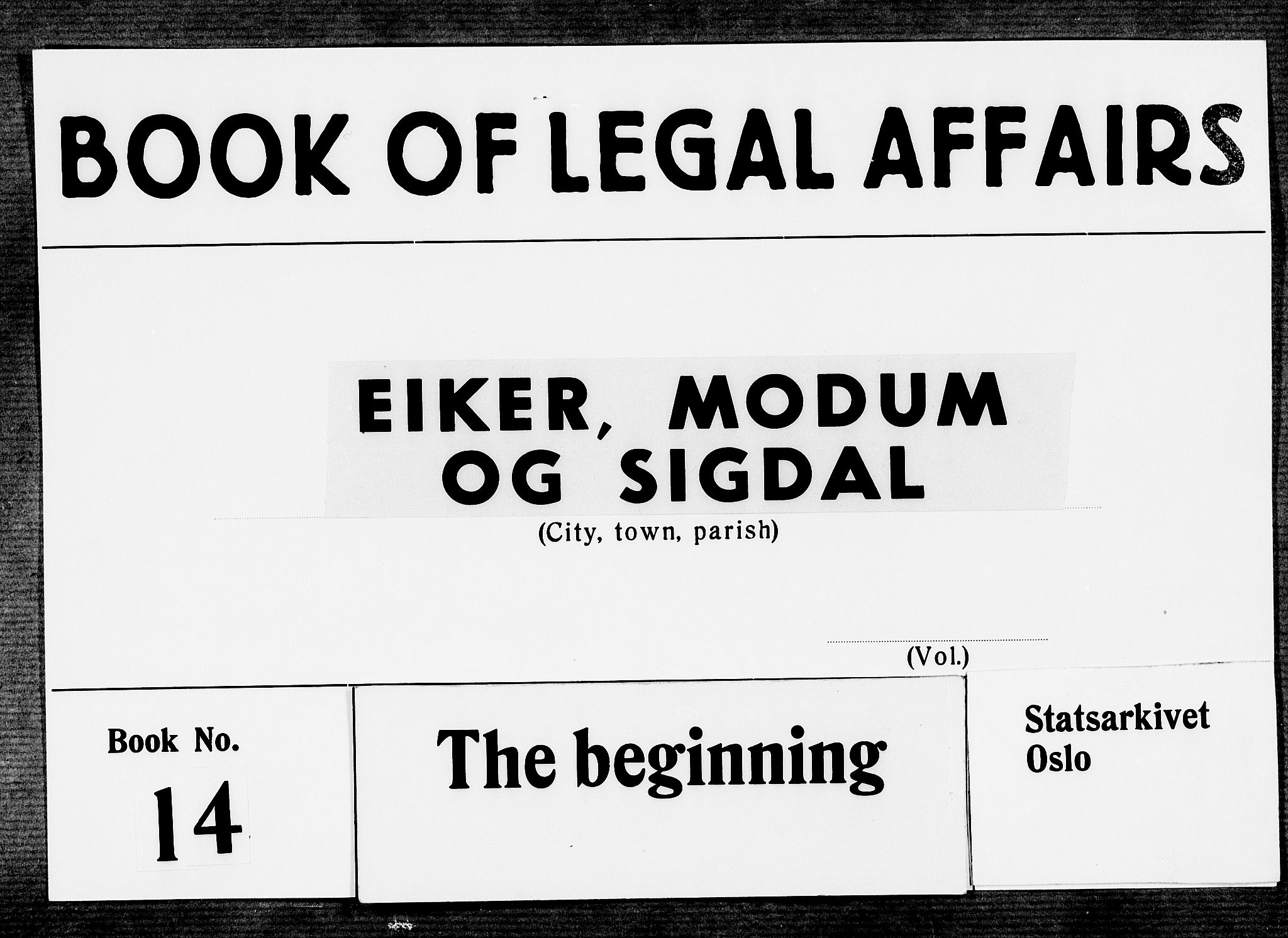 Eiker, Modum og Sigdal sorenskriveri, SAKO/A-123/F/Fa/Faa/L0014: Tingbok, 1679